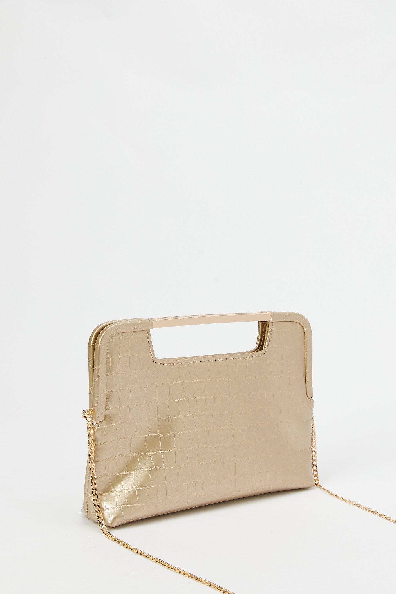 Redtag-Gold-Embellished-Clutch-Bag-Category:Bags,-Colour:Gold,-Filter:Women's-Accessories,-New-In,-New-In-Women-ACC,-Non-Sale,-RMD,-S23B,-Section:Women,-Women-Bags-Women-
