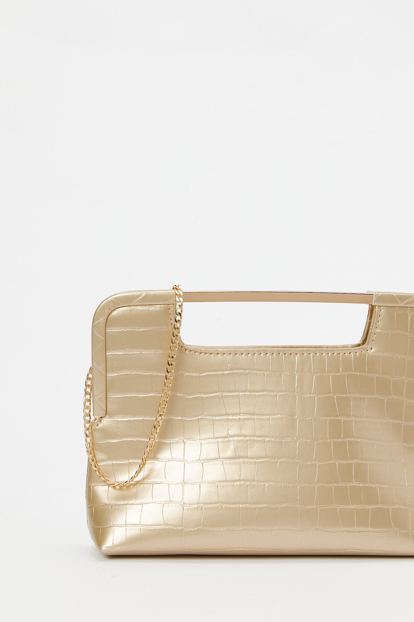 Redtag-Gold-Embellished-Clutch-Bag-Category:Bags,-Colour:Gold,-Filter:Women's-Accessories,-New-In,-New-In-Women-ACC,-Non-Sale,-RMD,-S23B,-Section:Women,-Women-Bags-Women-