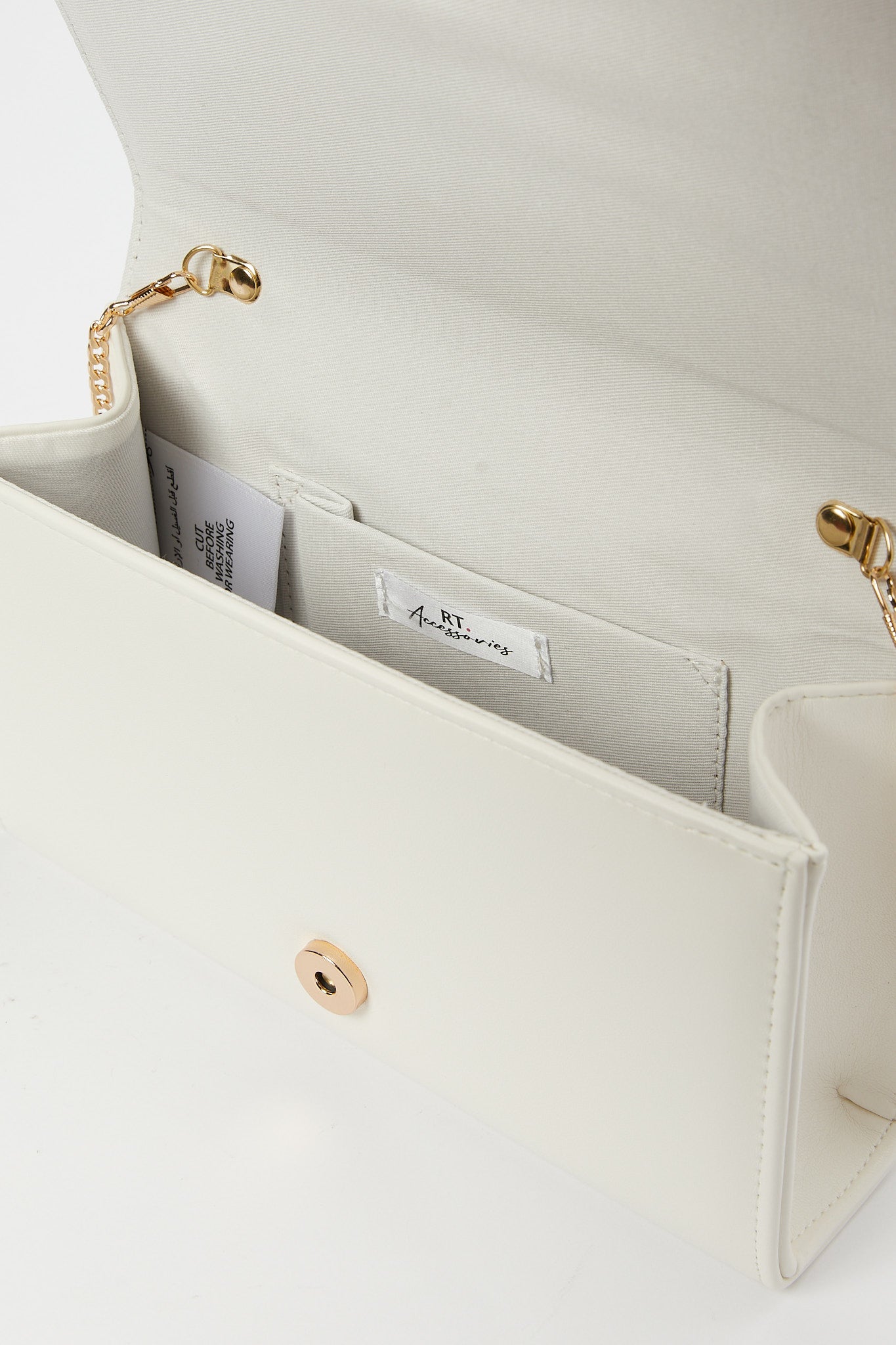 Redtag-White-Embellished-Clutch-Bag-Category:Bags,-Colour:White,-Filter:Women's-Accessories,-New-In,-New-In-Women-ACC,-Non-Sale,-RMD,-S23B,-Section:Women,-Women-Bags-Women-
