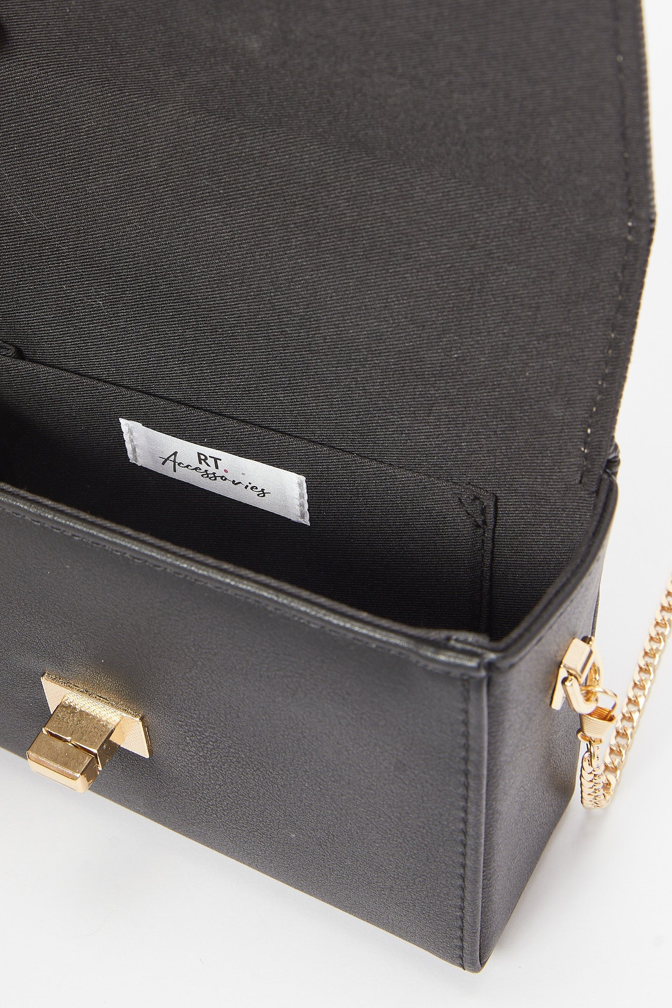 Redtag-Black-Embellished-Buckle-Clutch-Bag-Category:Bags,-Colour:Black,-Filter:Women's-Accessories,-New-In,-New-In-Women-ACC,-Non-Sale,-S23B,-Section:Women,-Women-Bags-Women-