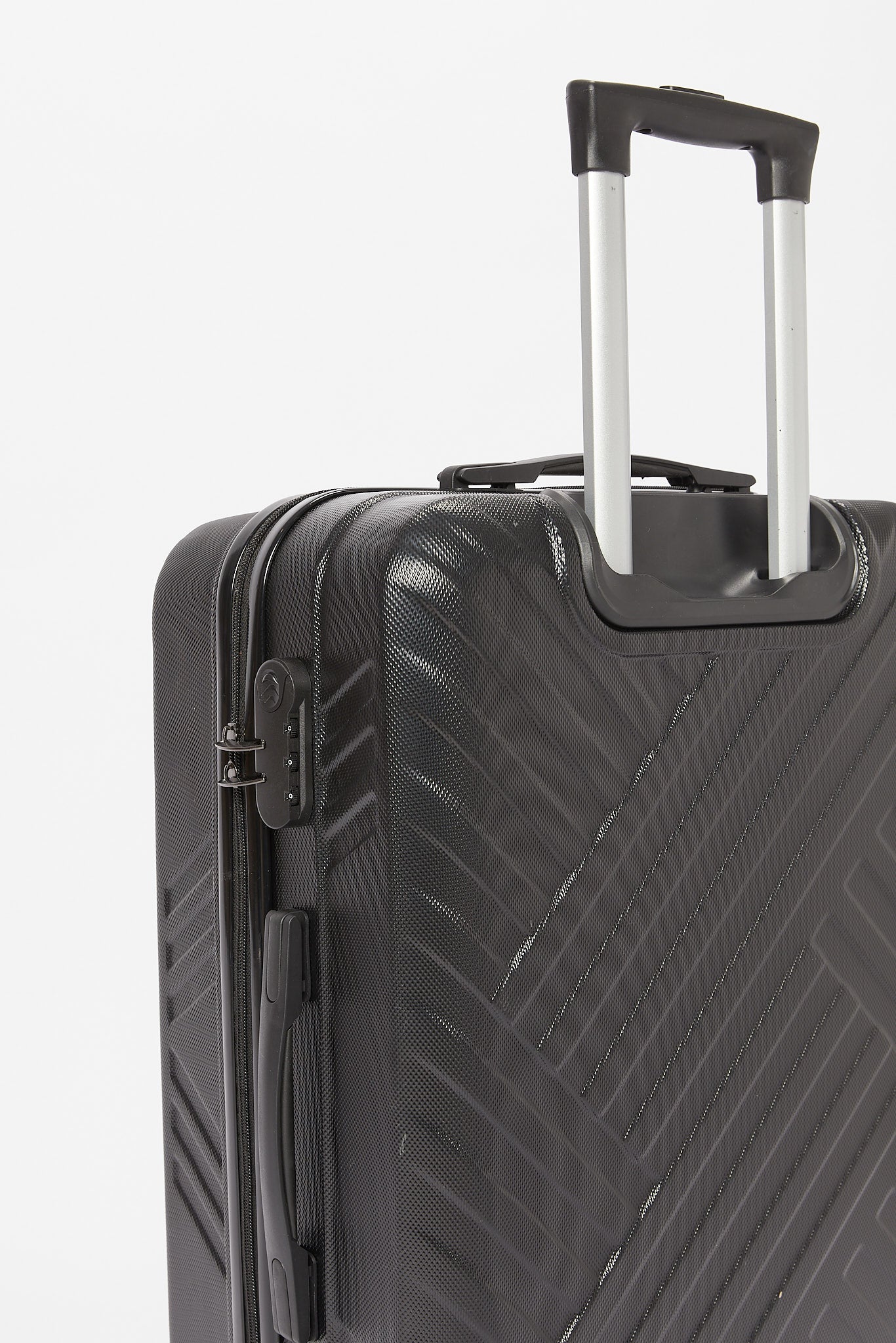 Redtag-Black-Color-24"-Abs-Hard-Trolley-Case-Category:Luggage-Trolleys,-Colour:Black,-Filter:Travel-Accessories,-LUG-Luggage-Trolleys,-New-In,-New-In-LUG-ACC,-Non-Sale,-S23B,-Section:Homewares-Travel-Accessories-