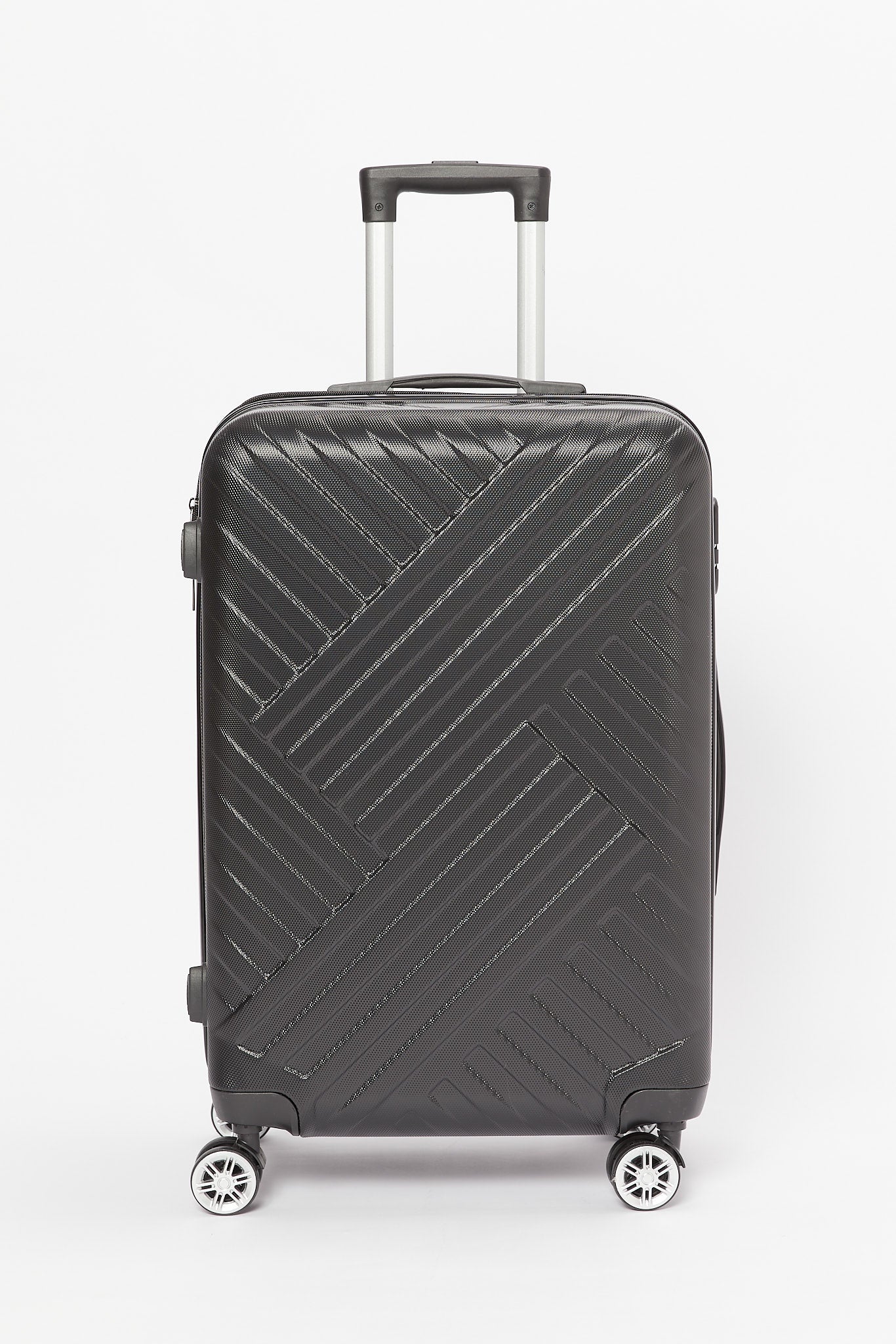 Redtag-Black-Color-28"-Abs-Hard-Trolley-Case-Category:Luggage-Trolleys,-Colour:Black,-Filter:Travel-Accessories,-LUG-Luggage-Trolleys,-New-In,-New-In-LUG-ACC,-Non-Sale,-S23B,-Section:Homewares-Travel-Accessories-