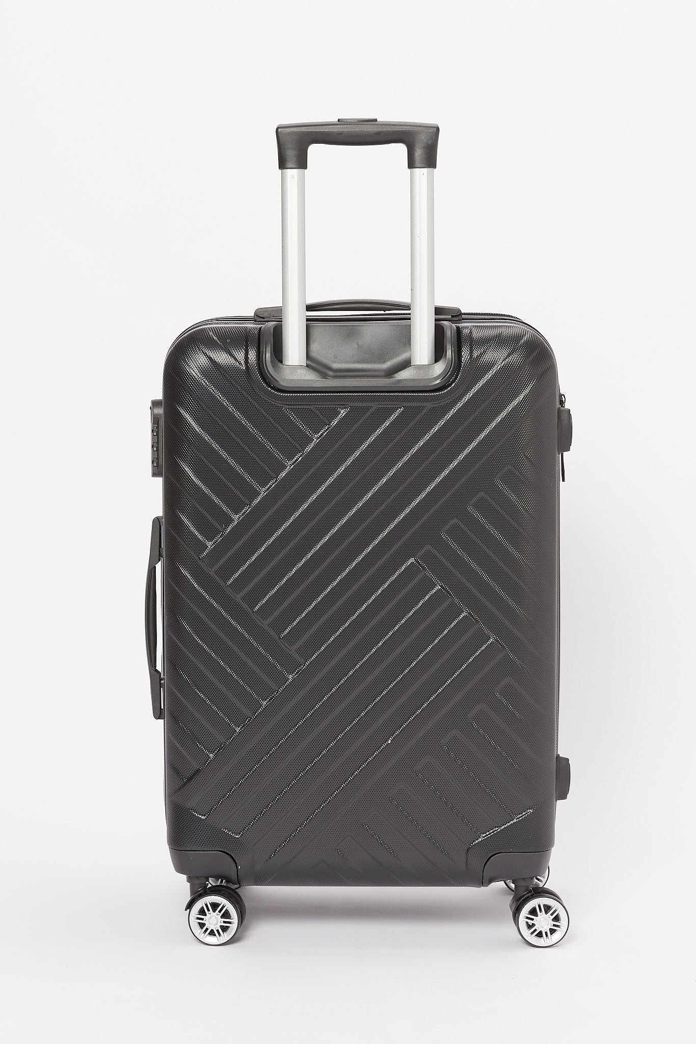 Redtag-Black-Color-28"-Abs-Hard-Trolley-Case-Category:Luggage-Trolleys,-Colour:Black,-Filter:Travel-Accessories,-LUG-Luggage-Trolleys,-New-In,-New-In-LUG-ACC,-Non-Sale,-S23B,-Section:Homewares-Travel-Accessories-