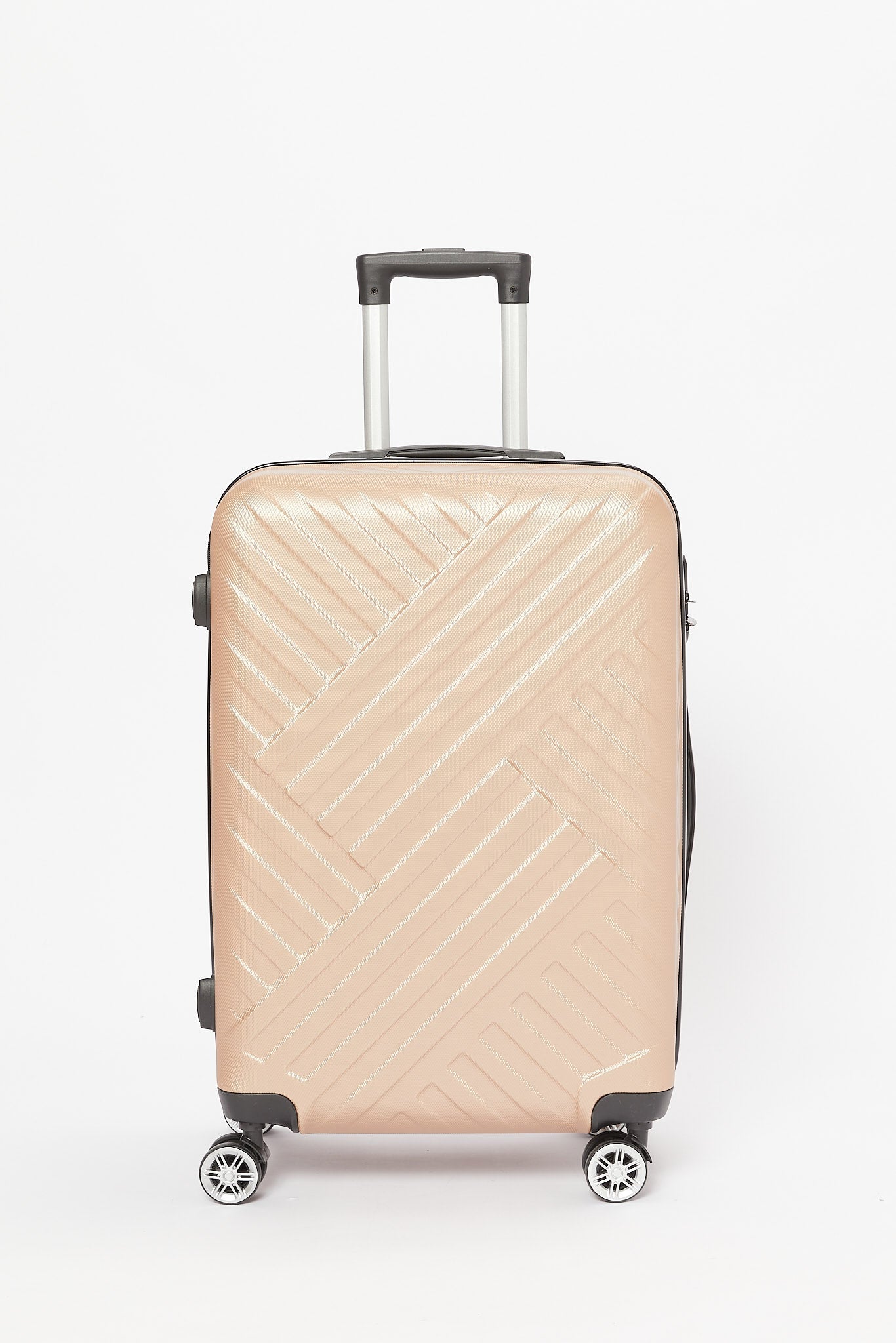 Redtag-Pink-Color-24"-Abs-Hard-Trolley-Case-Category:Luggage-Trolleys,-Colour:Pink,-Filter:Travel-Accessories,-LUG-Luggage-Trolleys,-New-In,-New-In-LUG-ACC,-Non-Sale,-S23B,-Section:Homewares-Travel-Accessories-