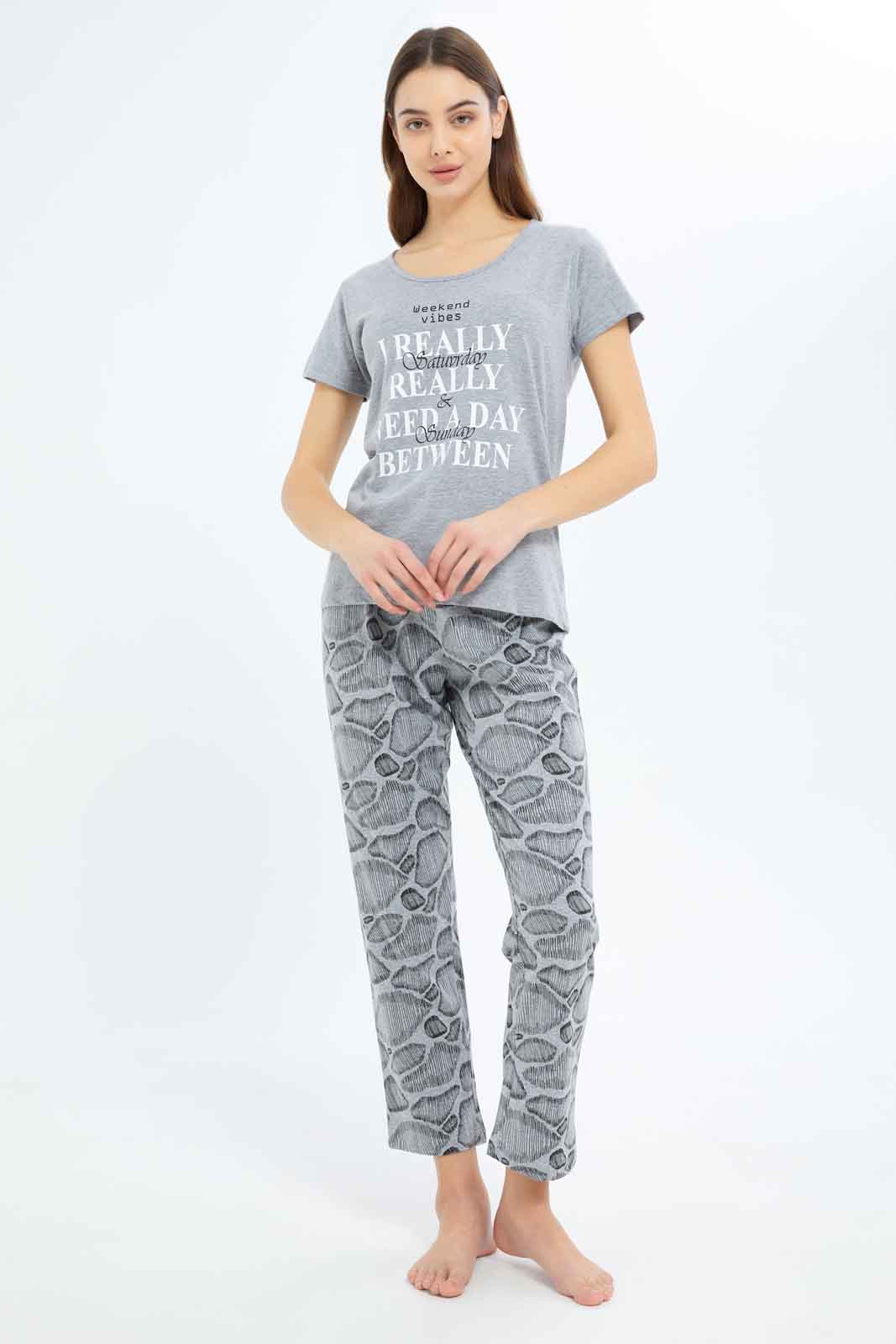 Redtag-Women-Assorted-Short-Aop-Bottom-Sleeves-Pajama-Set-Category:Pyjama-Sets,-Colour:Assorted,-Deals:New-In,-Filter:Women's-Clothing,-New-In-Women-APL,-Non-Sale,-S23B,-Section:Women,-TBL,-Women-Pyjama-Sets--