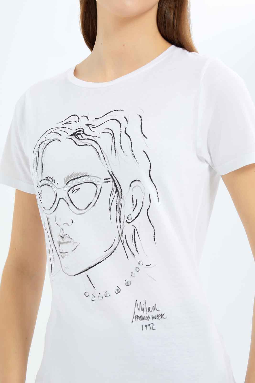Redtag-Women-Embellished-T-Shirt-Category:T-Shirts,-Colour:Assorted,-Deals:New-In,-Filter:Women's-Clothing,-New-In-Women-APL,-Non-Sale,-S23B,-Section:Women,-TBL,-Women-T-Shirts-Women's-