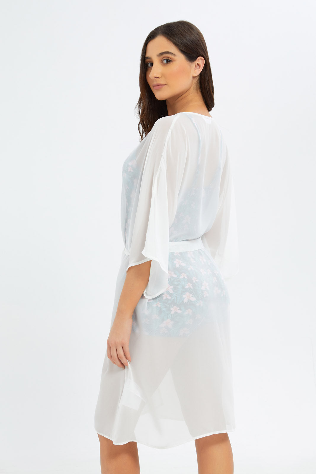 Redtag-Women-Ivory-Swim-Robe-Category:Swimwear,-Colour:Ivory,-Deals:New-In,-Filter:Women's-Clothing,-New-In-Women-APL,-Non-Sale,-S23B,-Section:Women,-Women-Swimwear--