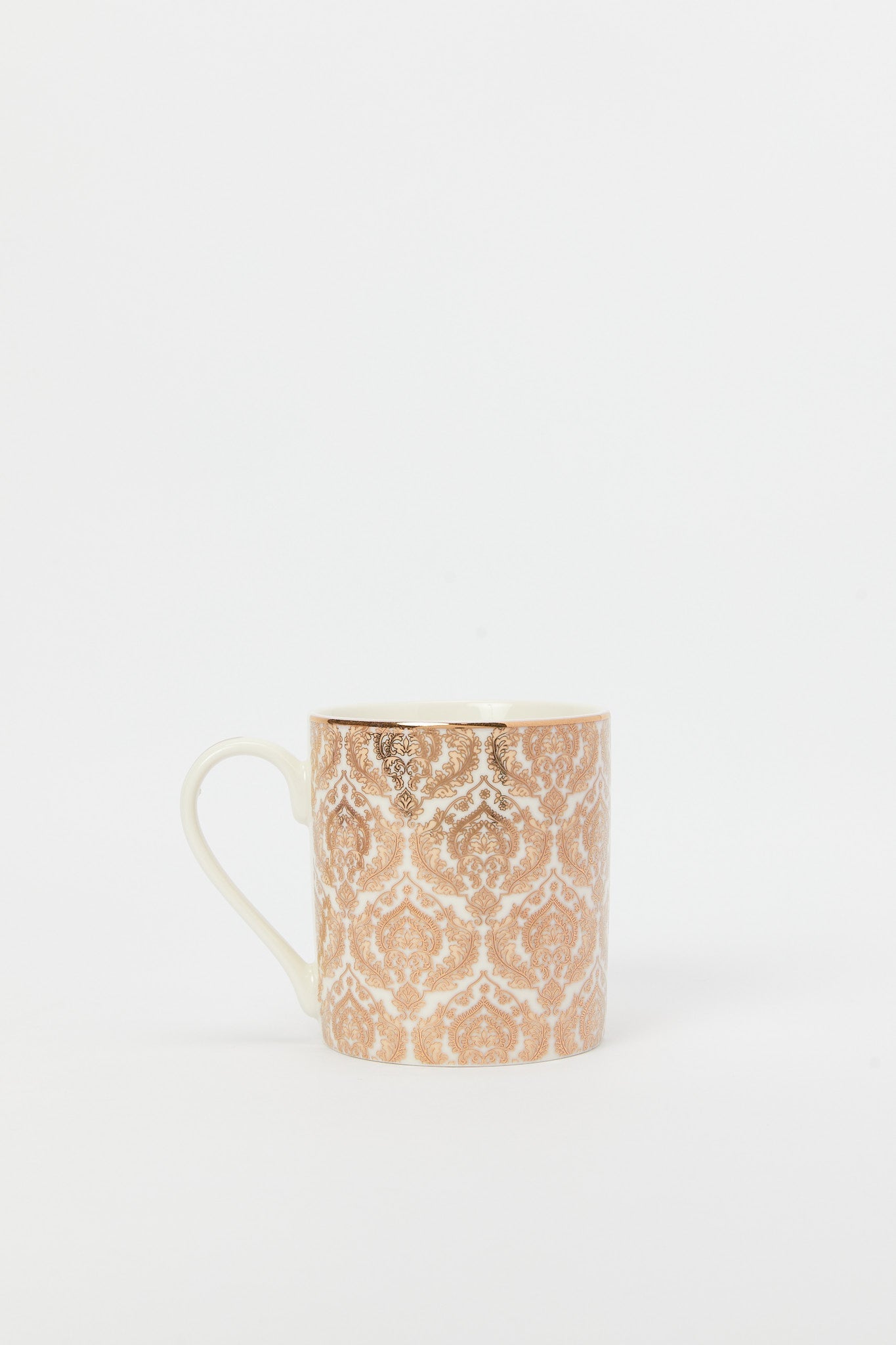 Redtag-Gold-Floral-Mug-Set-(2-Piece)-Category:Cups-&-Mugs,-Colour:Gold,-Deals:New-In,-Filter:Home-Dining,-H1:HMW,-H2:DIN,-H3:CRC,-H4:CCS,-HMW-DIN-Crockery,-New-In-HMW-DIN,-Non-Sale,-Packs,-Promo:JULIETTE,-RMD,-S23B,-Season:S23B,-Section:Homewares,-Set:Set-of-2,-Style:TEA-SETS-Home-Dining-