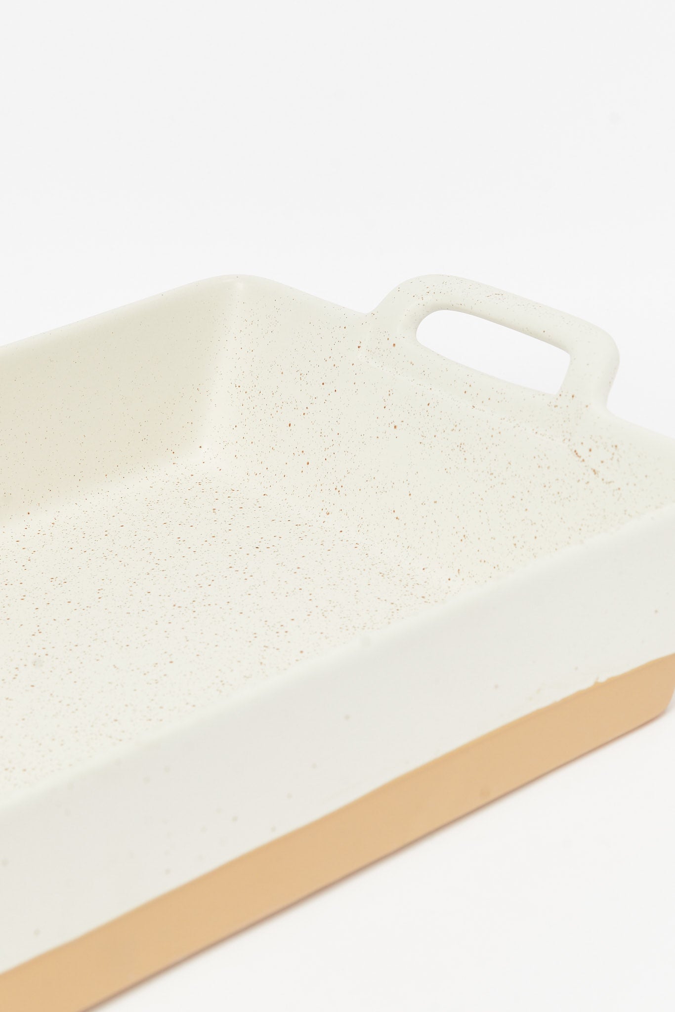 Redtag-Off-White-Rectangle-Baking-Dish-(Large)-Category:Bakeware,-Colour:Cream,-Deals:New-In,-Filter:Home-Dining,-HMW-DIN-Serveware,-New-In-HMW-DIN,-Non-Sale,-S23B,-Section:Homewares-Home-Dining-