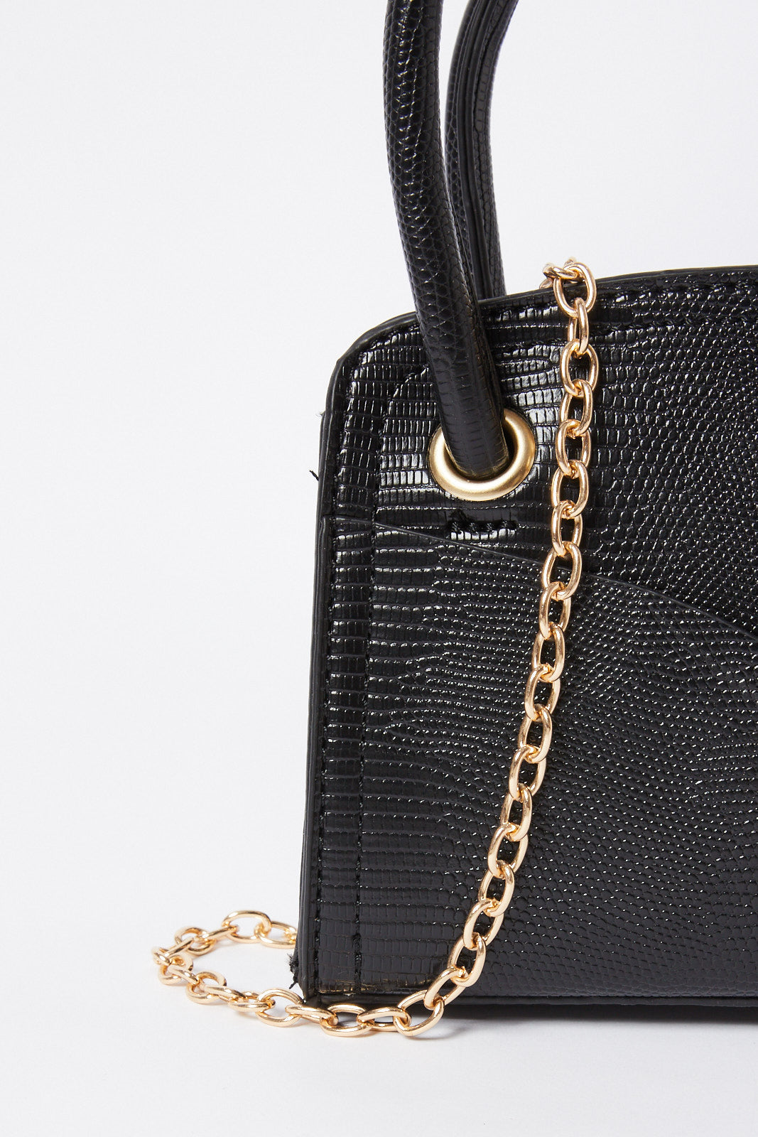 Redtag-Black-Embellished-Messenger-Bag-Category:Purse,-Colour:Black,-Filter:Women's-Accessories,-H1:ACC,-H2:LAD,-H3:LAB,-H4:HBG,-New-In,-New-In-Women-ACC,-Non-Sale,-S23B,-Season:S23B,-Section:Women,-Women-Bags-Women-