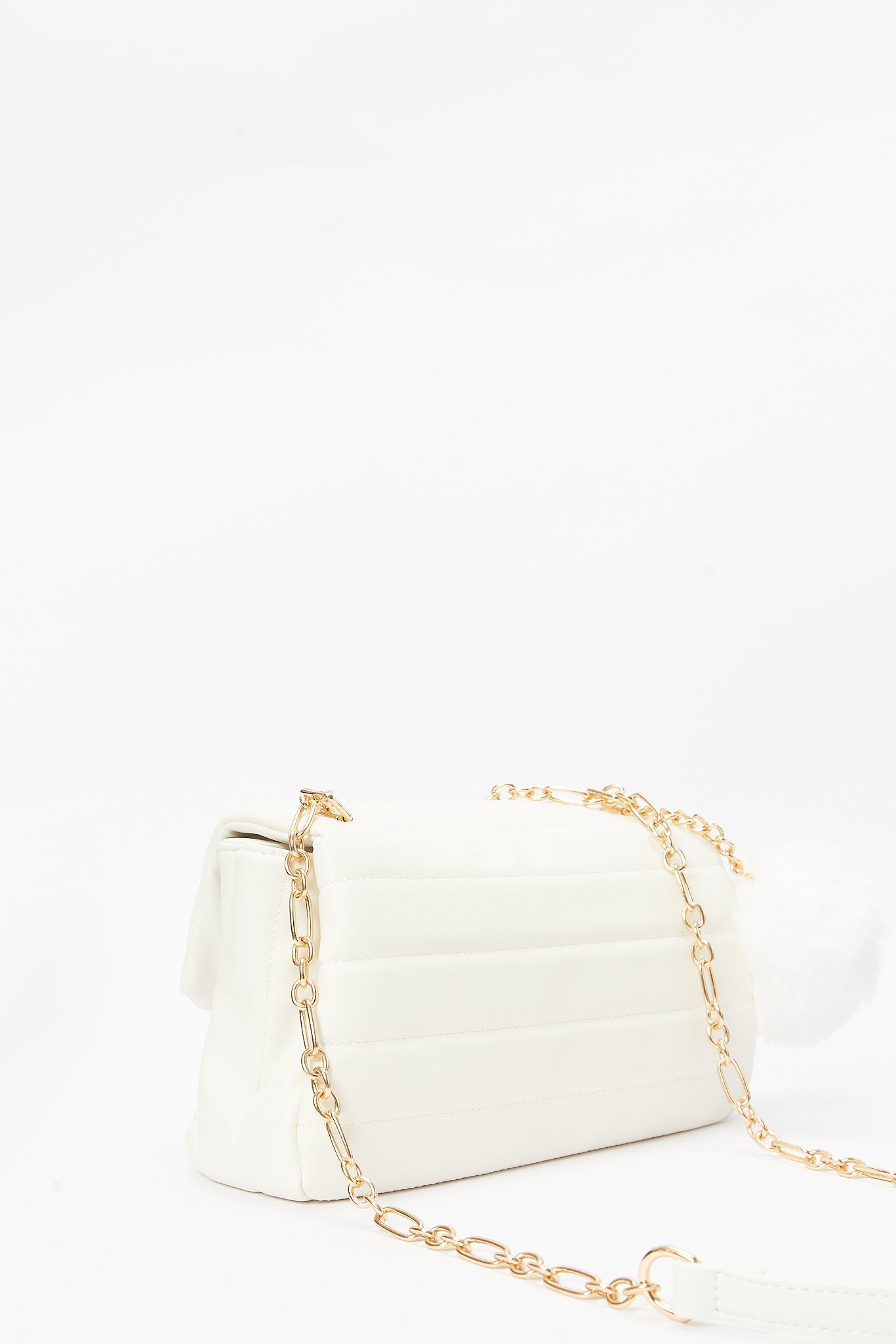 Redtag-White-Qulited-Crossbody-Bag-Category:Bags,-Colour:White,-Filter:Women's-Accessories,-New-In,-New-In-Women-ACC,-Non-Sale,-S23B,-Section:Women,-Women-Bags-Women-