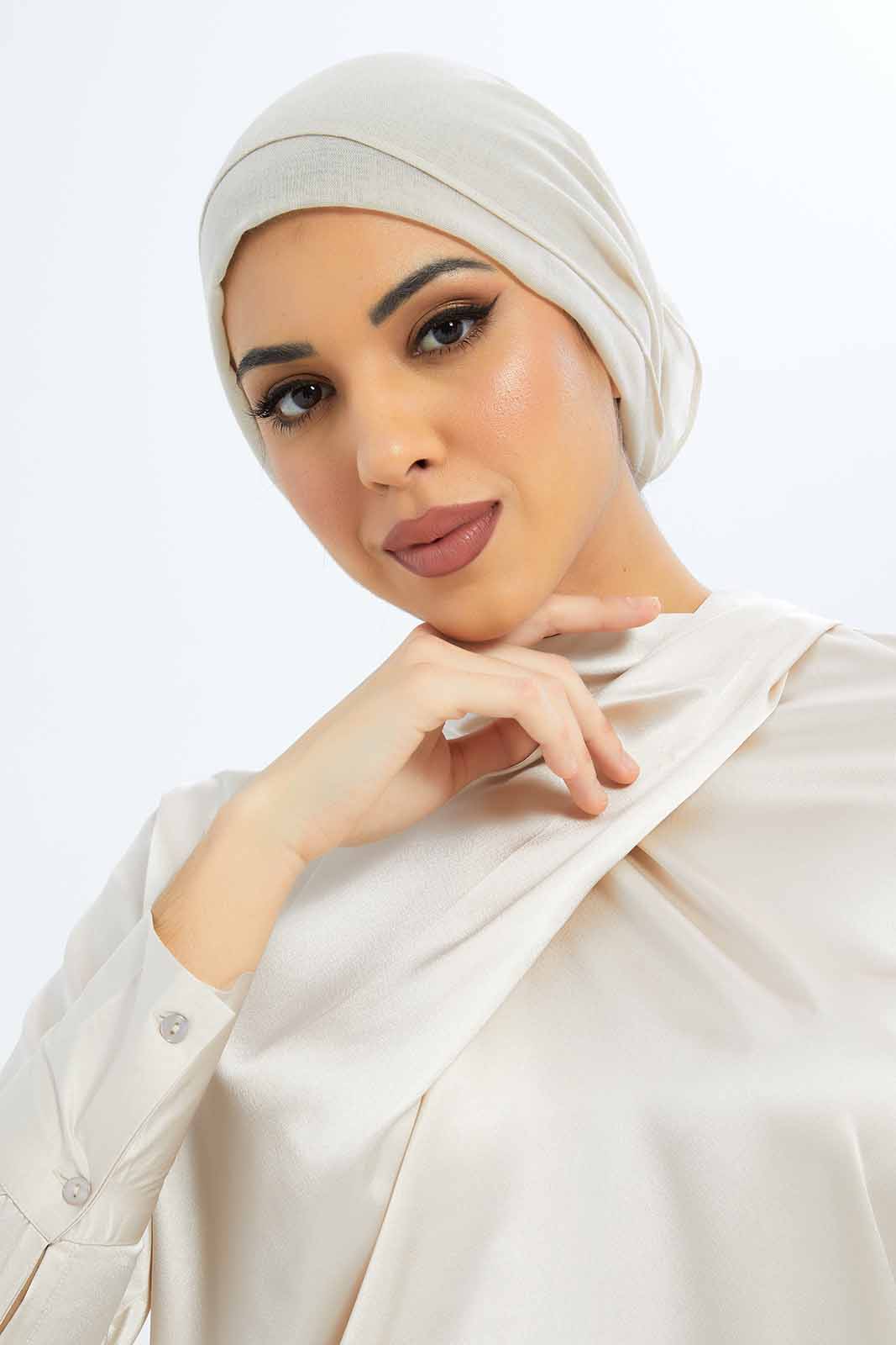 Redtag-Women-Beige-Pleated-Neck-Detail-Blouse-Category:Blouses,-Colour:Beige,-Deals:New-In,-Filter:Women's-Clothing,-LMC,-New-In-Women-APL,-Non-Sale,-S23B,-Section:Women,-Women-Blouses--
