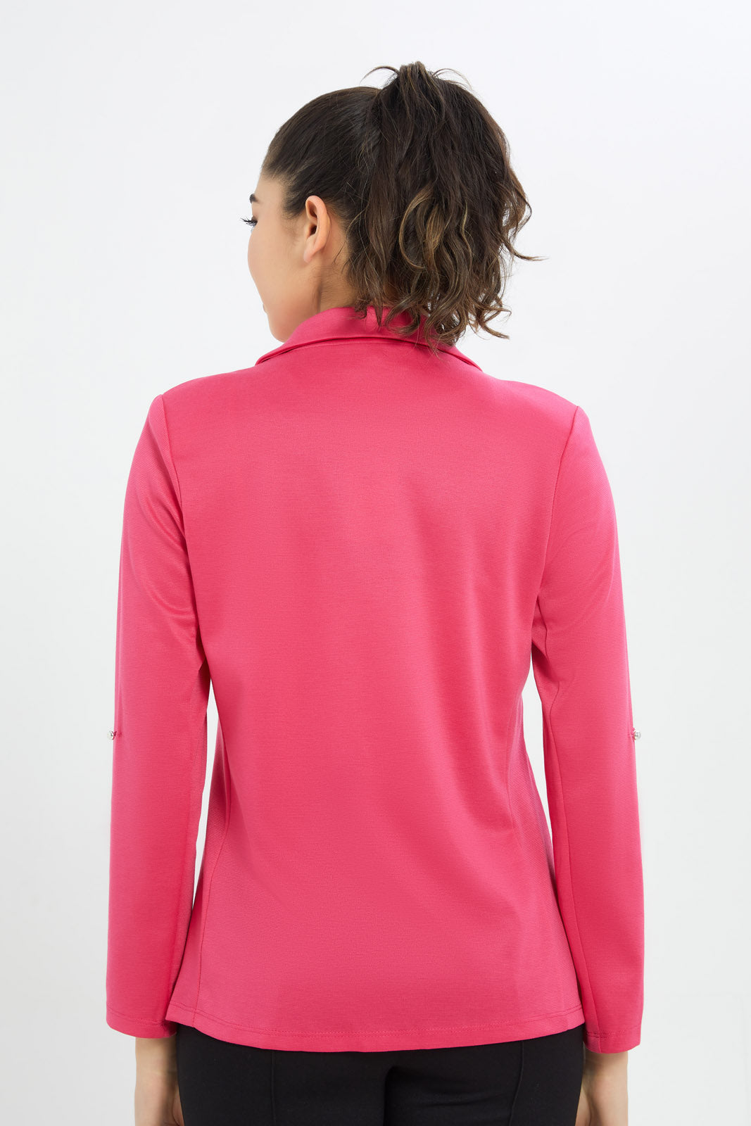 Redtag-Women-Front-Open-Lapelled-Jacket-Category:Jackets,-Colour:Fuchsia,-Deals:New-In,-Filter:Women's-Clothing,-H1:LWR,-H2:LAD,-H3:CSJ,-H4:CSJ,-New-In-Women-APL,-Non-Sale,-S23B,-Season:S23B,-Section:Women,-Women-Jackets-Women's-