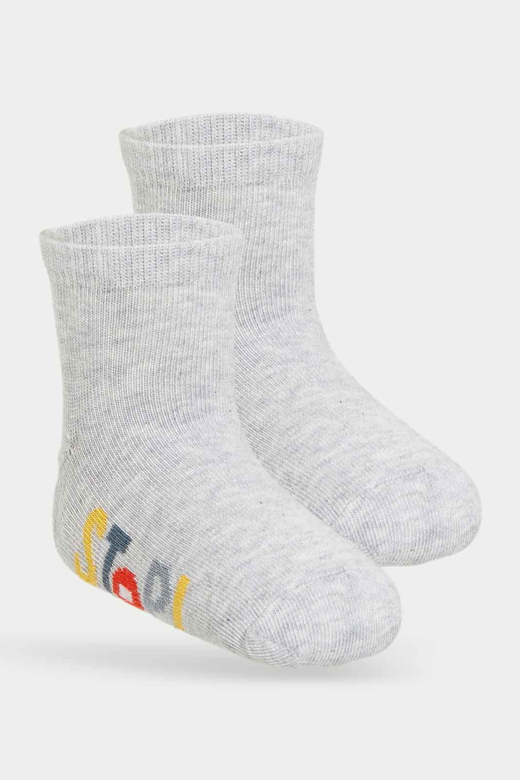 Redtag-Boys-3-Pack-Ankle-Length-Socks--Multi-Assorted-Ankle-Length-Pack-365,-Category:Socks,-Colour:Assorted,-Deals:New-In,-Filter:Infant-Boys-(3-to-24-Mths),-INB-Socks,-New-In-INB-APL,-Non-Sale,-Section:Boys-(0-to-14Yrs)-Infant-Boys-3 to 24 Months