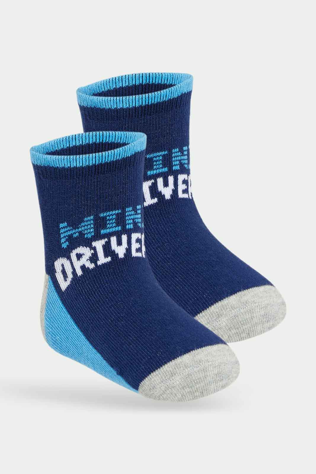 Redtag-Boys-3-Pack-Ankle-Length-Socks-Blue-Ankle-Length-Combo-365,-Category:Socks,-Colour:Assorted,-Deals:New-In,-Filter:Infant-Boys-(3-to-24-Mths),-INB-Socks,-New-In-INB-APL,-Non-Sale,-Section:Boys-(0-to-14Yrs)-Infant-Boys-3 to 24 Months