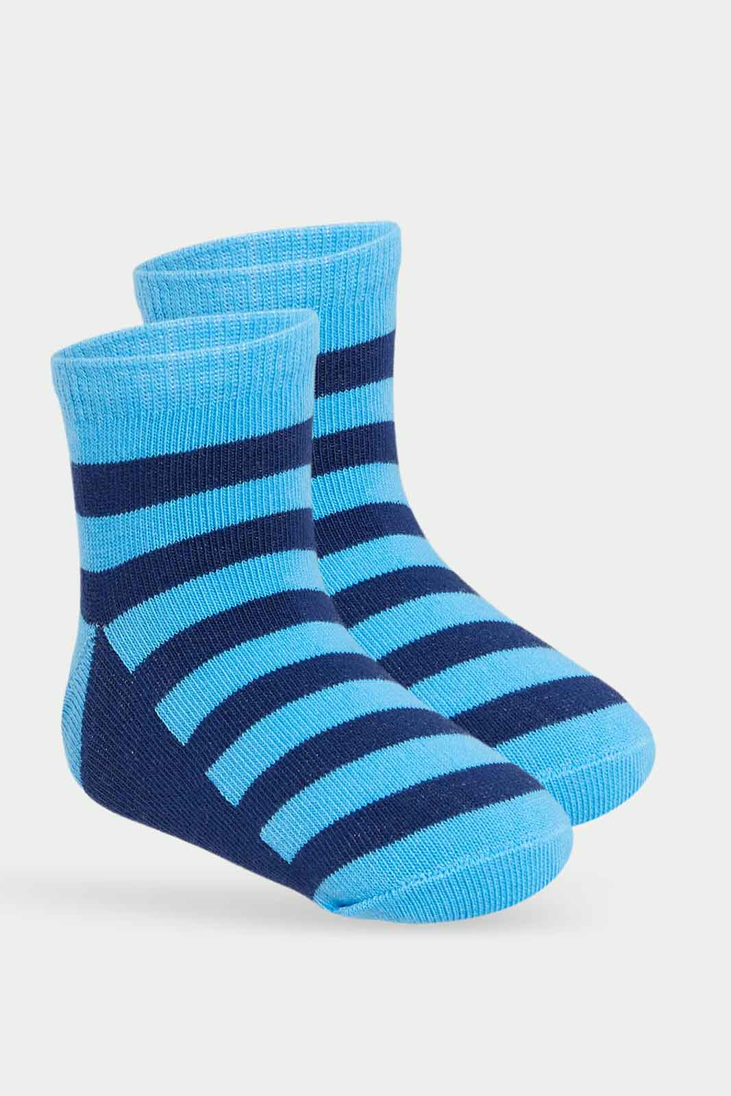 Redtag-Boys-3-Pack-Ankle-Length-Socks-Blue-Ankle-Length-Combo-365,-Category:Socks,-Colour:Assorted,-Deals:New-In,-Filter:Infant-Boys-(3-to-24-Mths),-INB-Socks,-New-In-INB-APL,-Non-Sale,-Section:Boys-(0-to-14Yrs)-Infant-Boys-3 to 24 Months