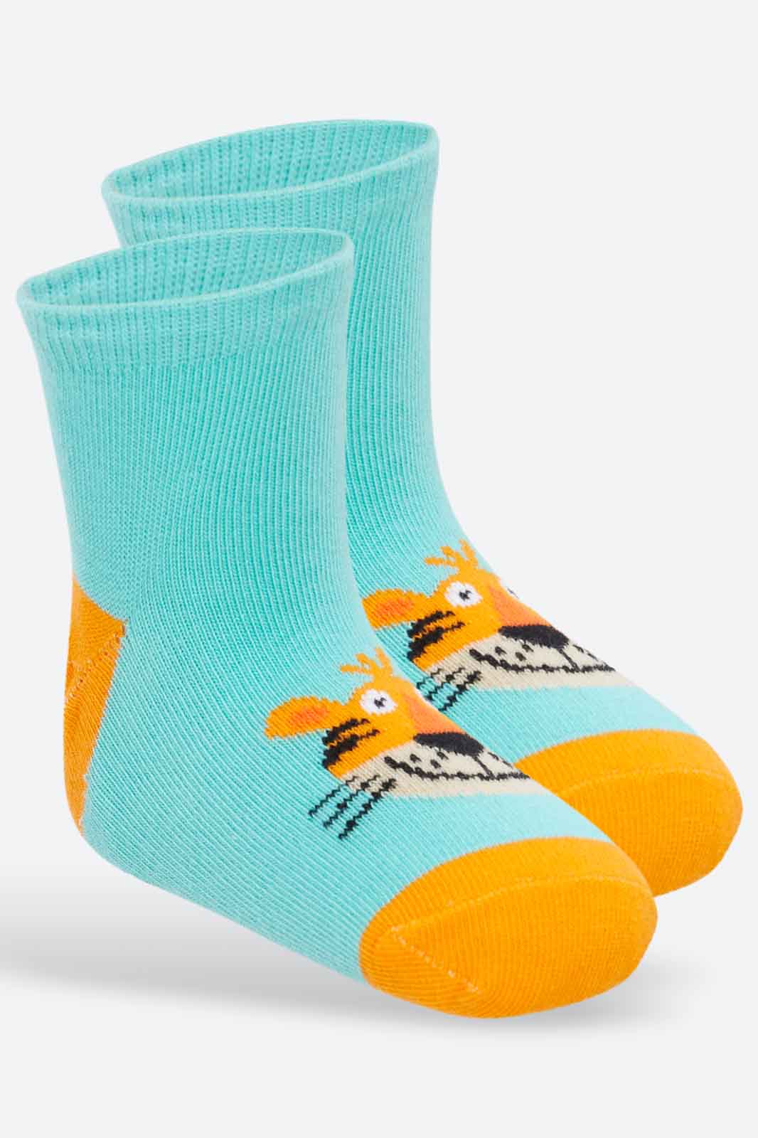 Redtag-Boys-3-Pack-Ankle-Length-Socks--Tiger-Assorted-Ankle-Length-Pack-365,-Category:Socks,-Colour:Assorted,-Deals:New-In,-Filter:Infant-Boys-(3-to-24-Mths),-INB-Socks,-New-In-INB-APL,-Non-Sale,-Section:Boys-(0-to-14Yrs)-Infant-Boys-3 to 24 Months