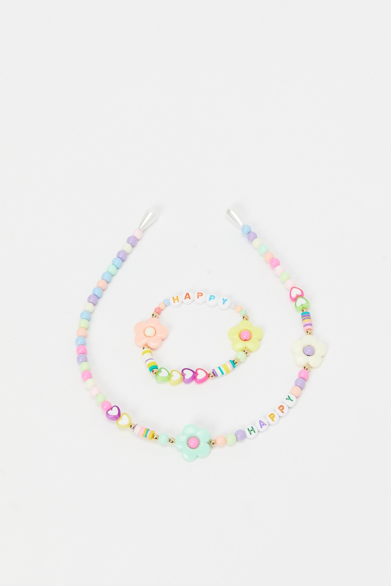 Redtag-S/1-Headband+S/1-Bracelet-Category:Hair-Accessories,-Colour:Assorted,-Filter:Girls-Accessories,-GIR-Hair-Accessories,-New-In,-New-In-GIR-ACC,-Non-Sale,-RMD,-S23B,-Section:Girls-(0-to-14Yrs)-Girls-