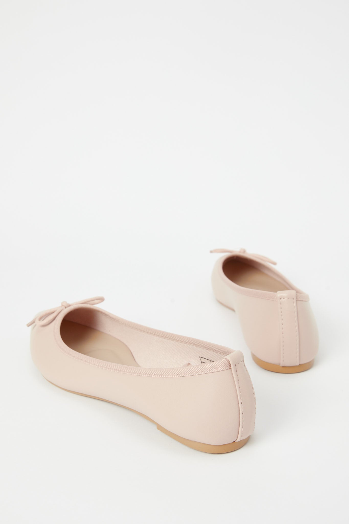 Redtag-Pink-Bow-Trim-Ballerina-Category:Shoes,-Colour:Pink,-Deals:New-In,-Filter:Women's-Footwear,-H1:FOO,-H2:LAD,-H3:SHO,-H4:CAH,-N/A,-New-In-Women-FOO,-Non-Sale,-S23C,-Season:S23C,-Section:Women,-Women-Shoes-Women's-