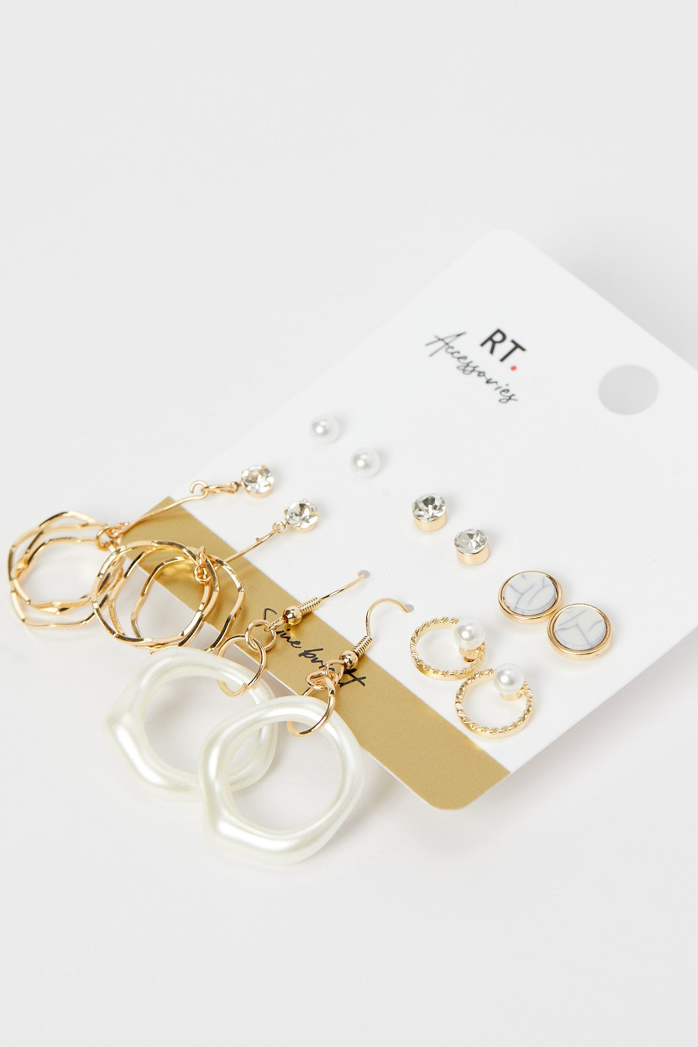Redtag-Studs-Category:Jwellery,-Colour:Assorted,-Filter:Women's-Accessories,-New-In,-New-In-Women-ACC,-Non-Sale,-RMD,-S23B,-Section:Women,-Women-Jewellery-Women-