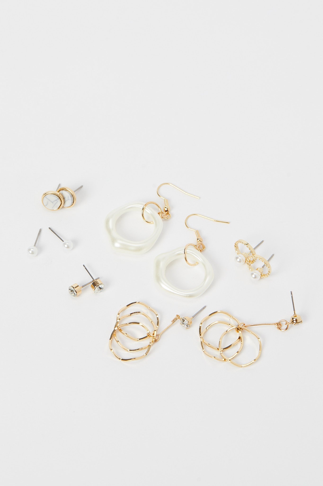 Redtag-Studs-Category:Jwellery,-Colour:Assorted,-Filter:Women's-Accessories,-New-In,-New-In-Women-ACC,-Non-Sale,-RMD,-S23B,-Section:Women,-Women-Jewellery-Women-