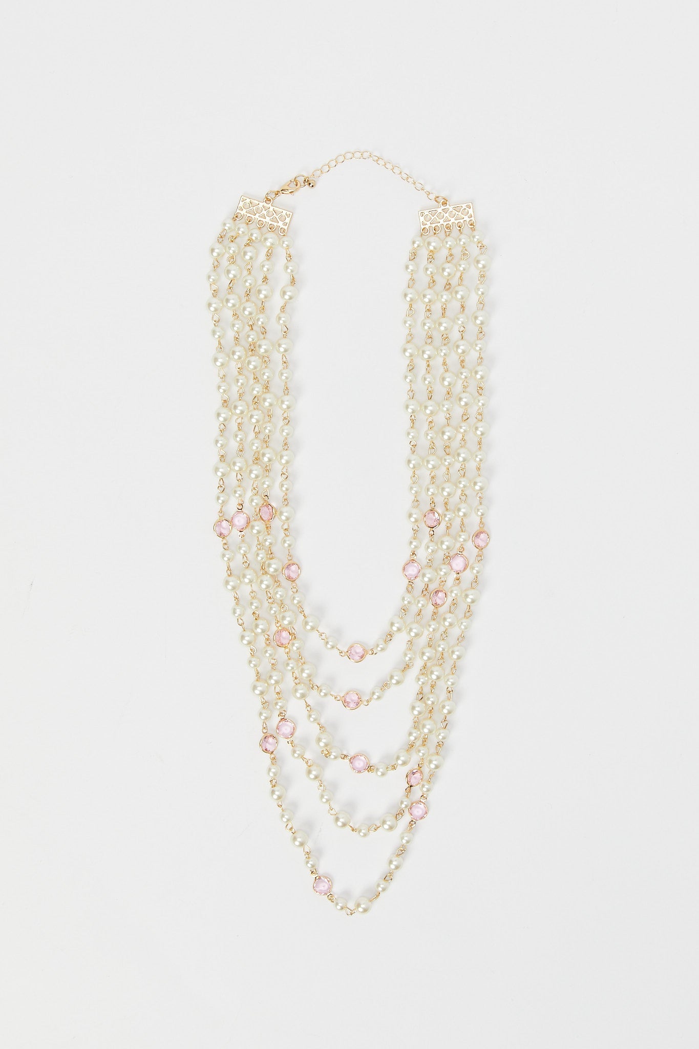 Redtag-Pearl-Multi-Layered-Necklace-Category:Jwellery,-Colour:Assorted,-Filter:Women's-Accessories,-LEC-Jewellery,-New-In,-New-In-Women-ACC,-Non-Sale,-RMD,-S23B,-Section:Women-Women-