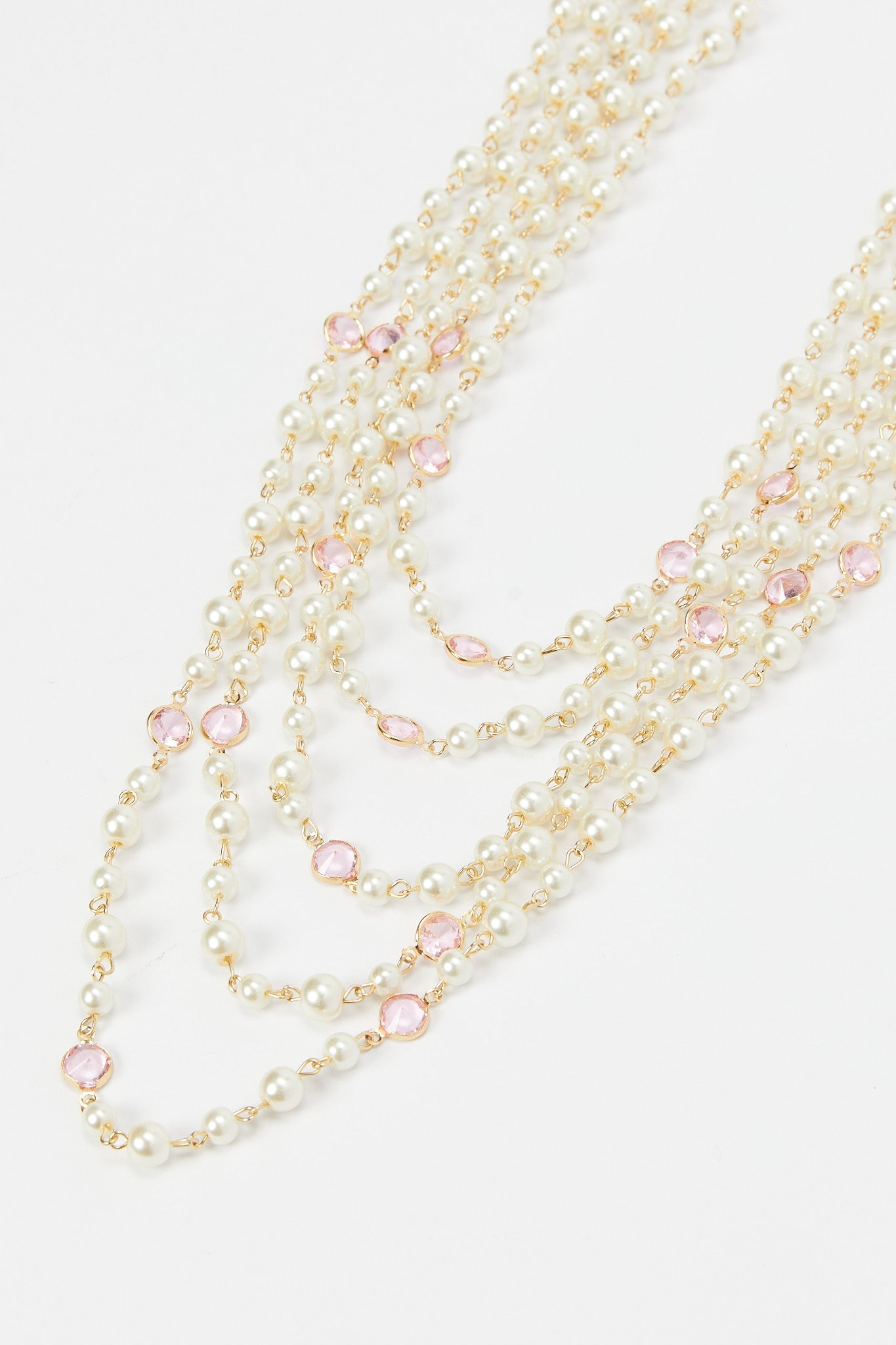 Redtag-Pearl-Multi-Layered-Necklace-Category:Jwellery,-Colour:Assorted,-Filter:Women's-Accessories,-LEC-Jewellery,-New-In,-New-In-Women-ACC,-Non-Sale,-RMD,-S23B,-Section:Women-Women-