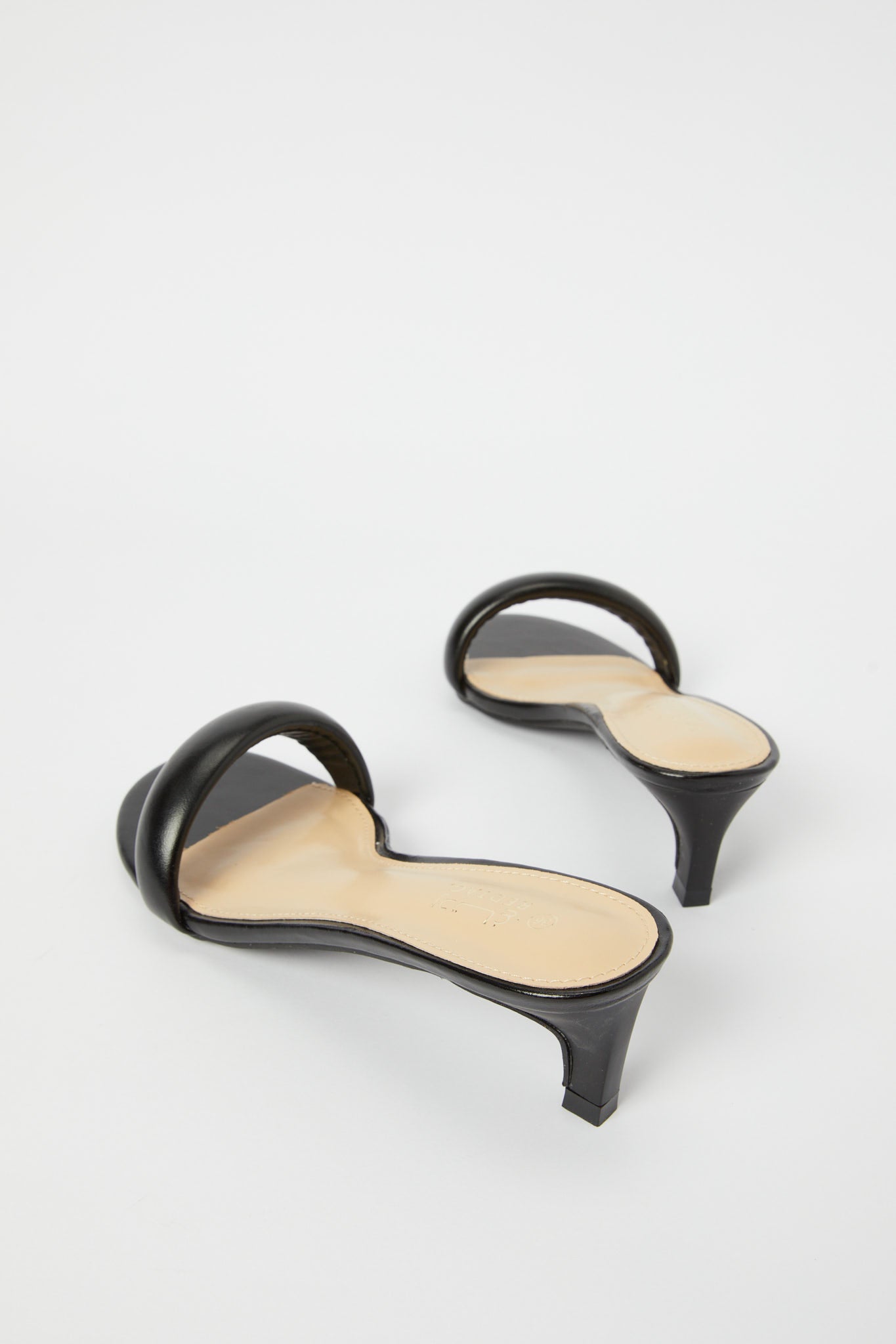 Redtag-Black-Padded-Mule-Category:Sandals,-Colour:Black,-Deals:New-In,-Filter:Women's-Footwear,-H1:FOO,-H2:LAD,-H3:SAF,-H4:SAN,-Heels,-LEC-Sandals,-N/A,-New-In-Women-FOO,-Non-Sale,-S23B,-Season:S23B,-Section:Women-Women's-
