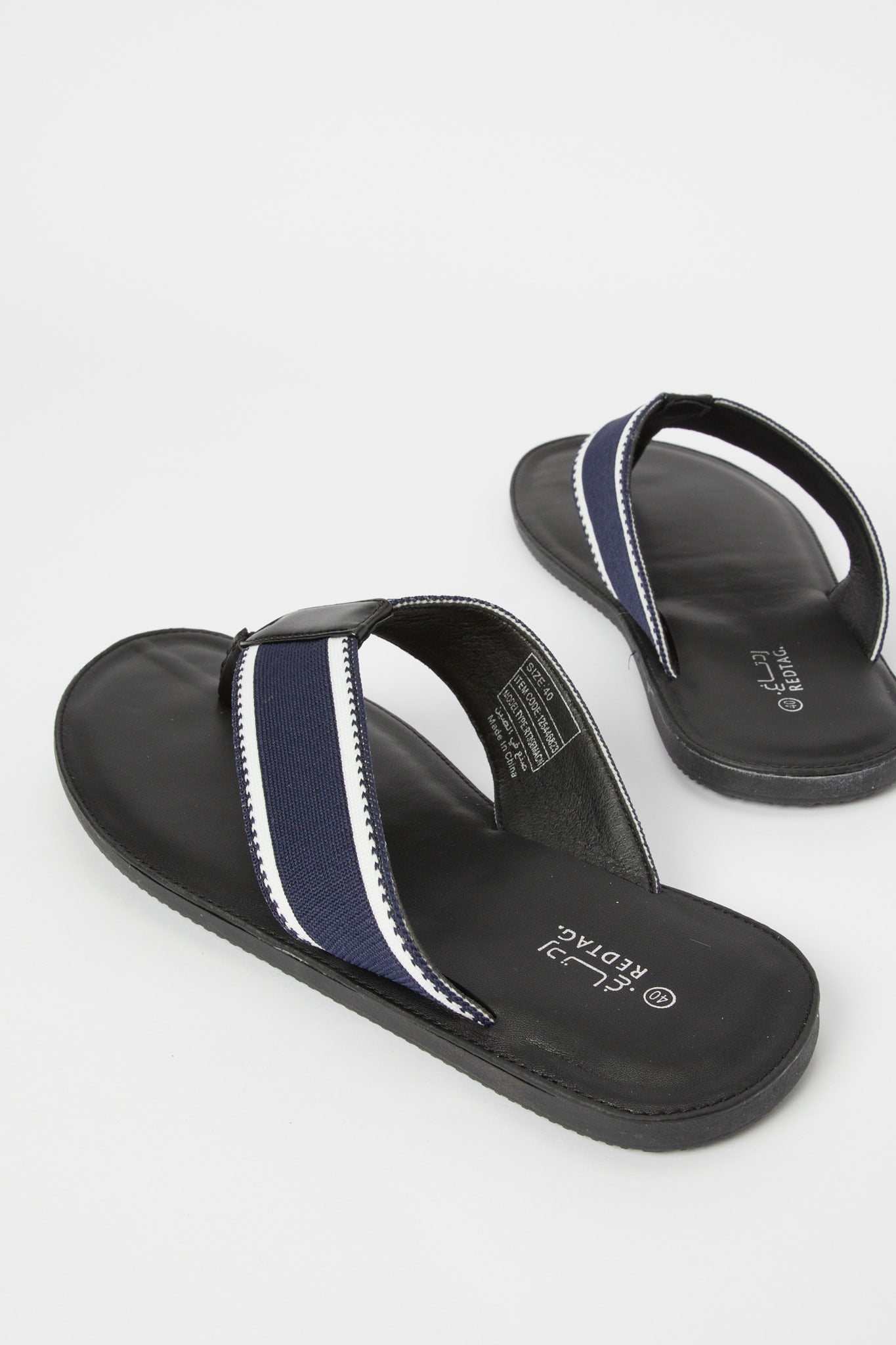 Redtag-Navy-Toe-Post-Sandal-Category:Sandals,-Colour:Navy,-Deals:New-In,-Filter:Men's-Footwear,-H1:FOO,-H2:GEN,-H3:SAF,-H4:SAN,-Men-Sandals,-N/A,-New-In-Men-FOO,-Non-Sale,-S23B,-Season:S23B,-Section:Men-Men's-