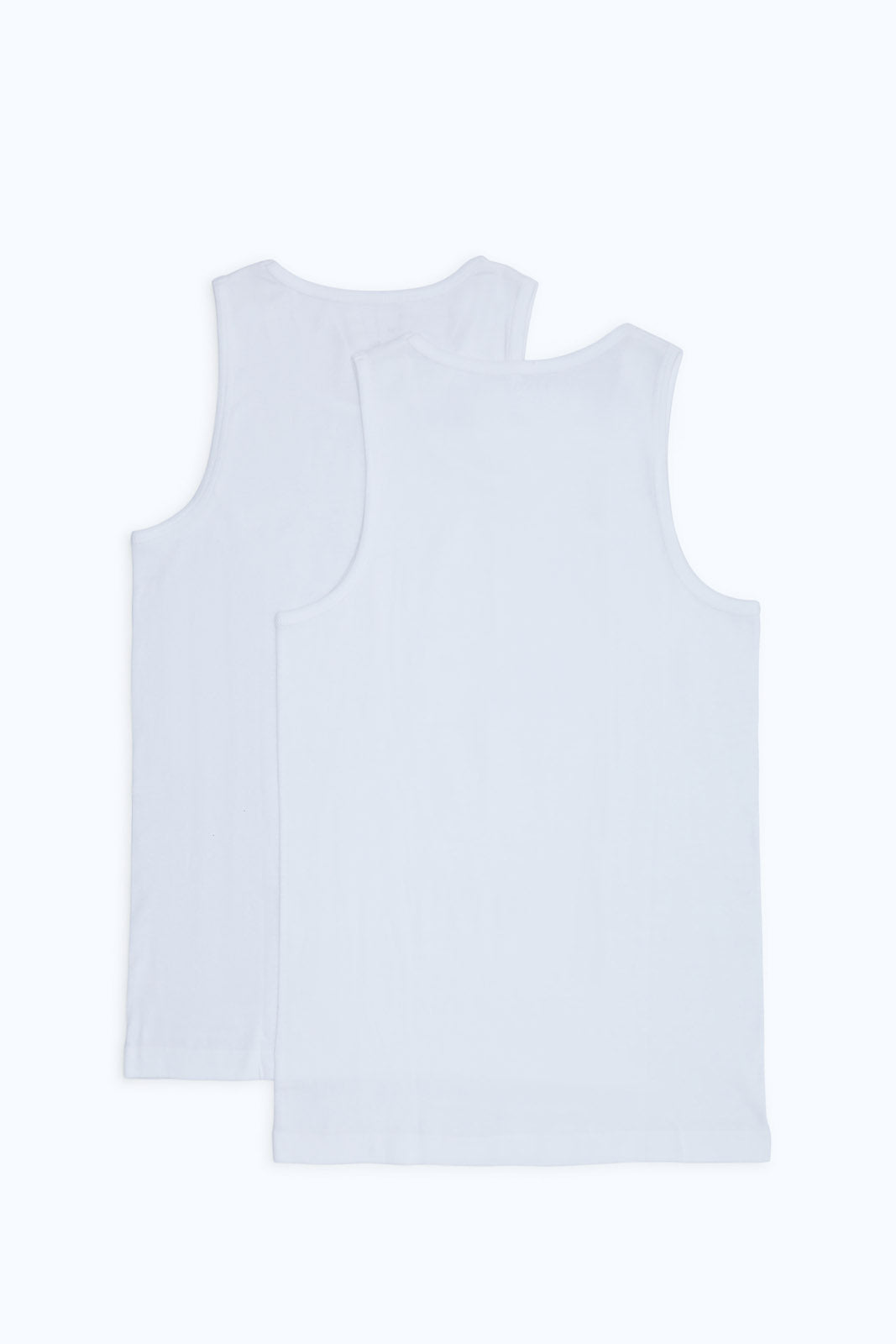 Redtag-Boys-White-2-Pcs-Pack-Sleeveless-Vest-Basic-365,-BSR-Vests,-Category:Vests,-Colour:White,-Deals:New-In,-ESS,-Event:STRATEGY,-Filter:Senior-Boys-(8-to-14-Yrs),-H1:KWR,-H2:BSR,-H3:UNW,-H4:VEB,-New-In-BSR-APL,-Non-Sale,-Packs,-Promo:ESS,-Season:365365,-Section:Boys-(0-to-14Yrs),-Set:Set-of-2-Senior-Boys-9 to 14 Years