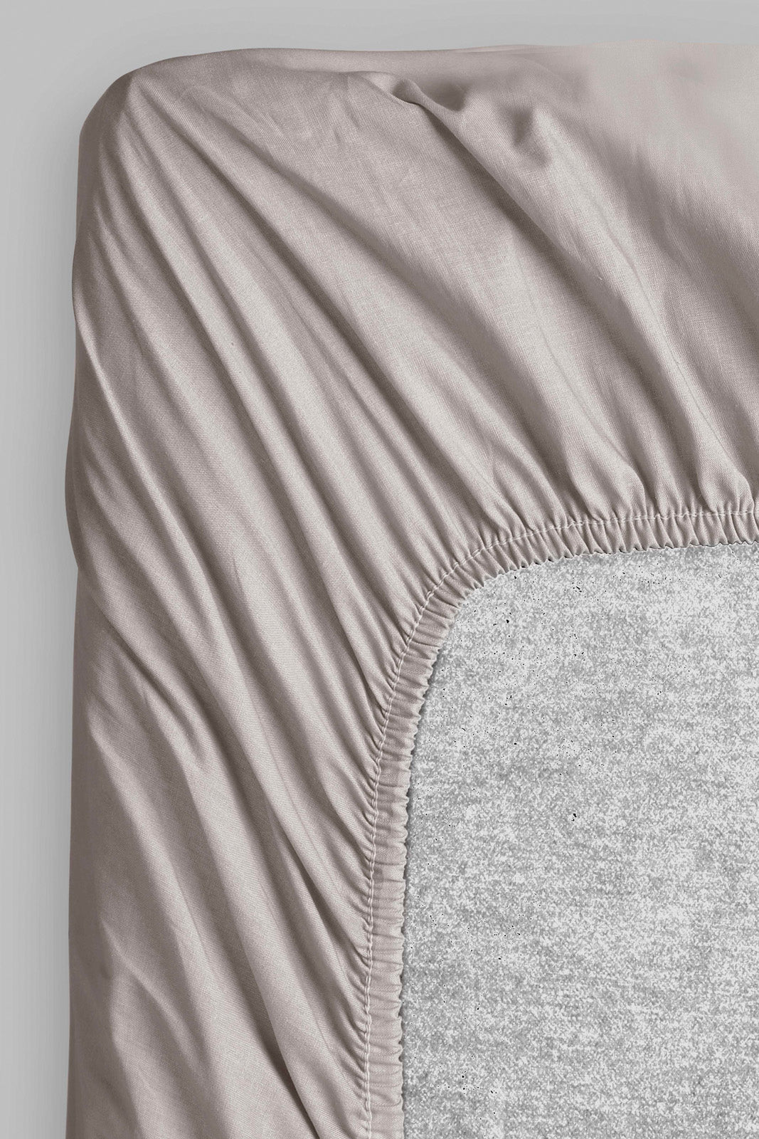 Beige Fitted Sheet (Double Size)