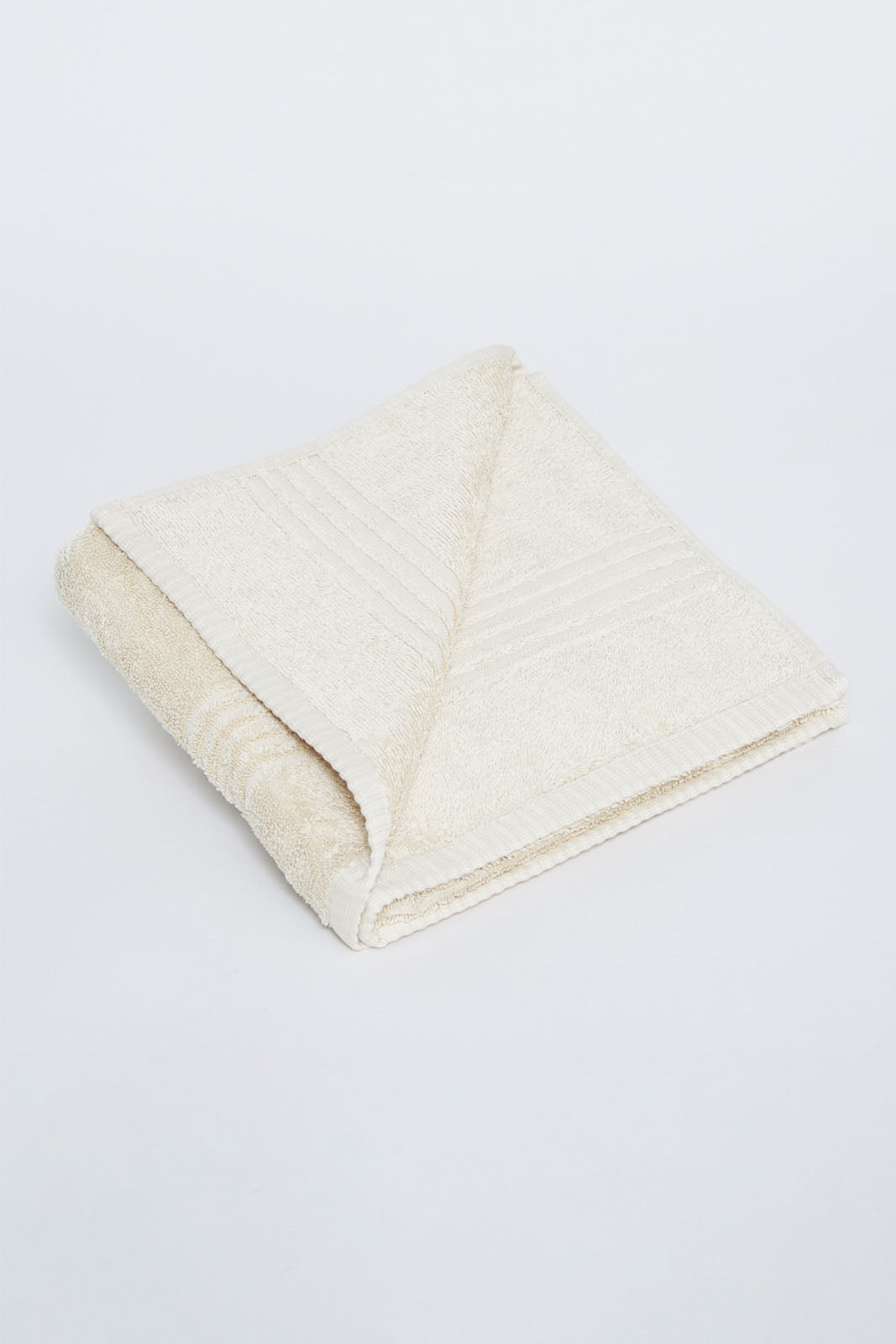 Beige Soft Cotton Hand Towel - REDTAG