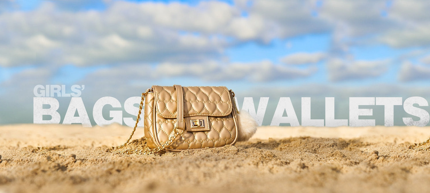 Bags & wallets section offer young girls a variety of handbags, wallets, tassels, purses, backpacks & more.