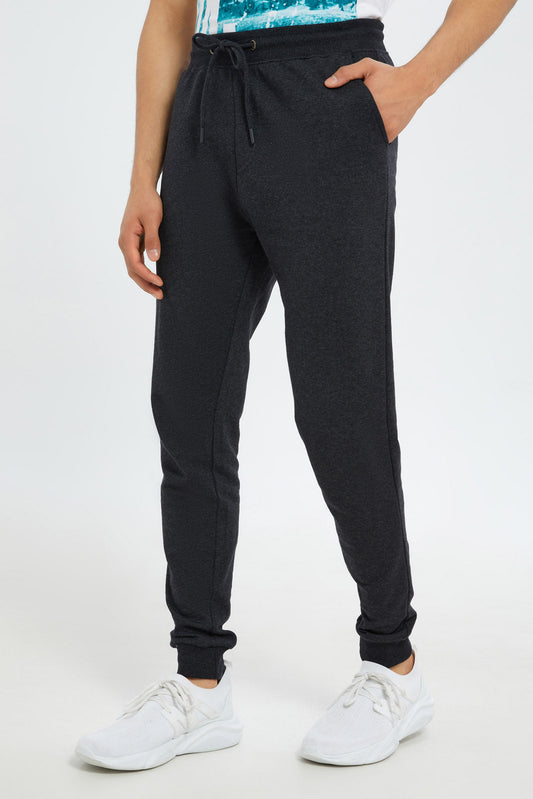 Redtag-Charcoal-Elastic-Waist-Jogger-365,-Category:Joggers,-Colour:Charcoal,-Deals:New-In,-Dept:Menswear,-Filter:Men's-Clothing,-H1:MWR,-H2:GEN,-H3:SPW,-H4:ATP,-Men-Joggers,-Non-Sale,-Promo:TBL,-Season:365,-Section:Men,-TBL-Men's-