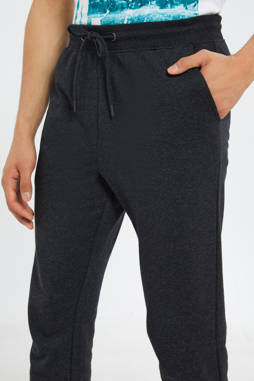Redtag-Charcoal-Elastic-Waist-Jogger-365,-Category:Joggers,-Colour:Charcoal,-Deals:New-In,-Dept:Menswear,-Filter:Men's-Clothing,-H1:MWR,-H2:GEN,-H3:SPW,-H4:ATP,-Men-Joggers,-Non-Sale,-Promo:TBL,-Season:365,-Section:Men,-TBL-Men's-