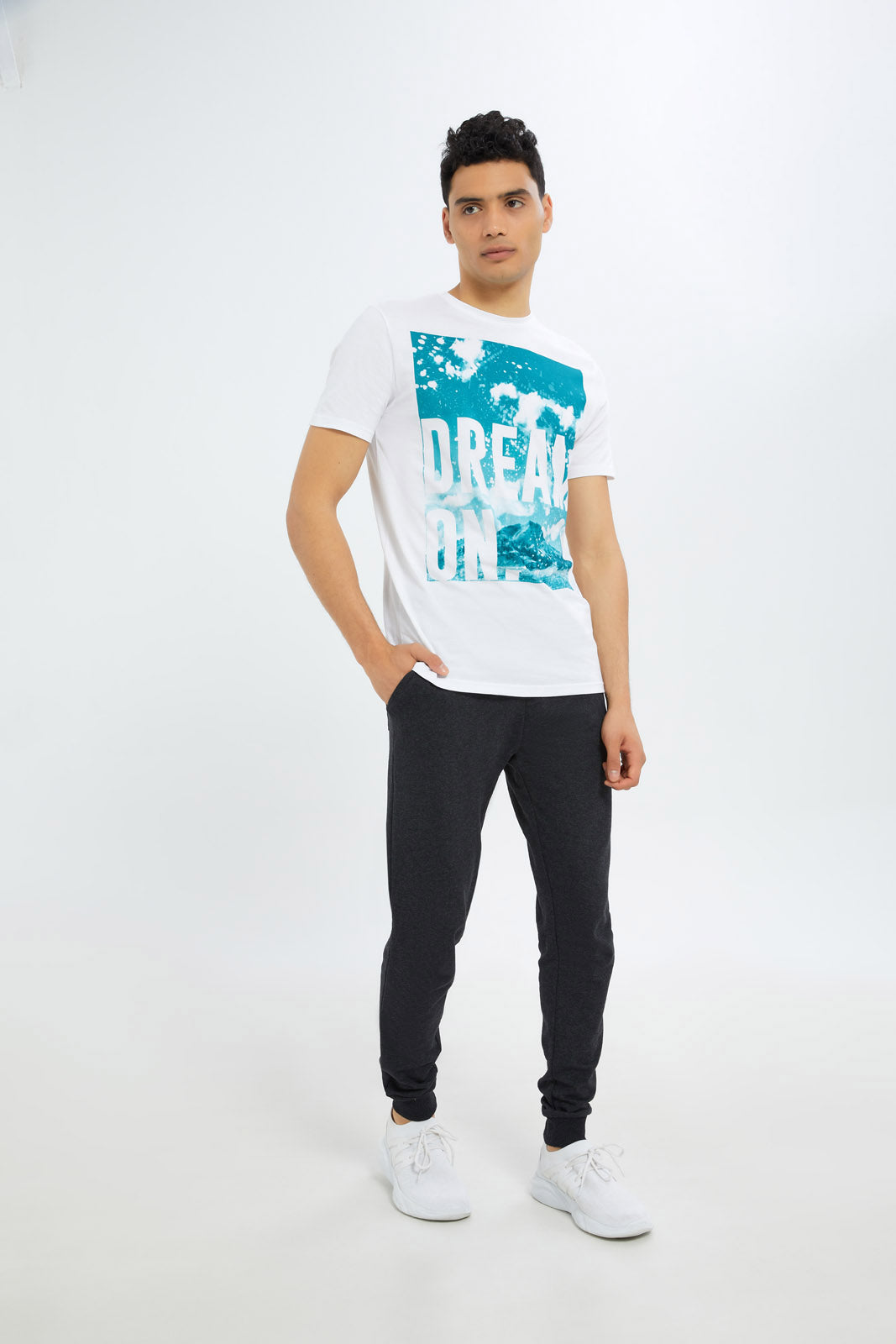 Redtag-Charcoal-Elastic-Waist-Jogger-365,-Category:Joggers,-Colour:Charcoal,-Deals:New-In,-Dept:Menswear,-Filter:Men's-Clothing,-H1:MWR,-H2:GEN,-H3:SPW,-H4:ATP,-Men-Joggers,-Non-Sale,-Promo:TBL,-Season:365,-Section:Men,-TBL-Men's-