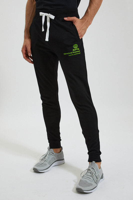 Black Elasticated Waist Jogger
