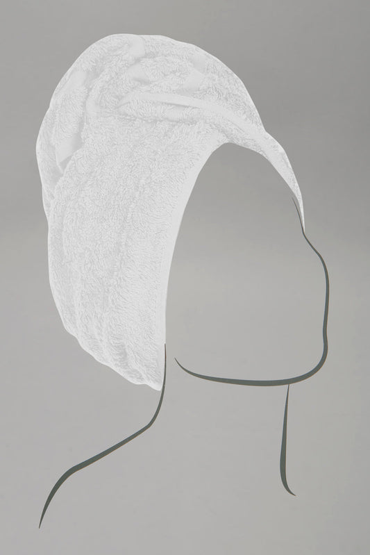 White Hair Wrap