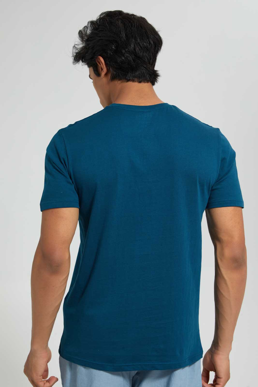Teal Solid T-Shirt