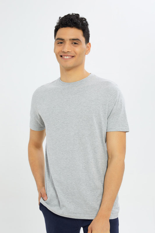 Redtag-Grey-Round-Neck-Basic-T-Shirt-365,-Category:T-Shirts,-Colour:Grey,-Deals:New-In,-Dept:Menswear,-Filter:Men's-Clothing,-H1:MWR,-H2:GEN,-H3:TSH,-H4:TSH,-Men-T-Shirts,-Non-Sale,-Promo:TBL,-Season:365,-Section:Men,-TBL-Men's-