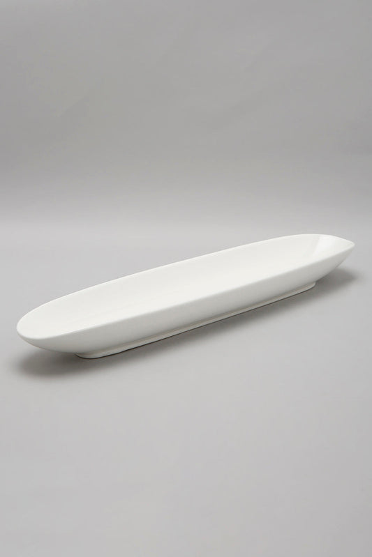 White Porcelain Oval Dish