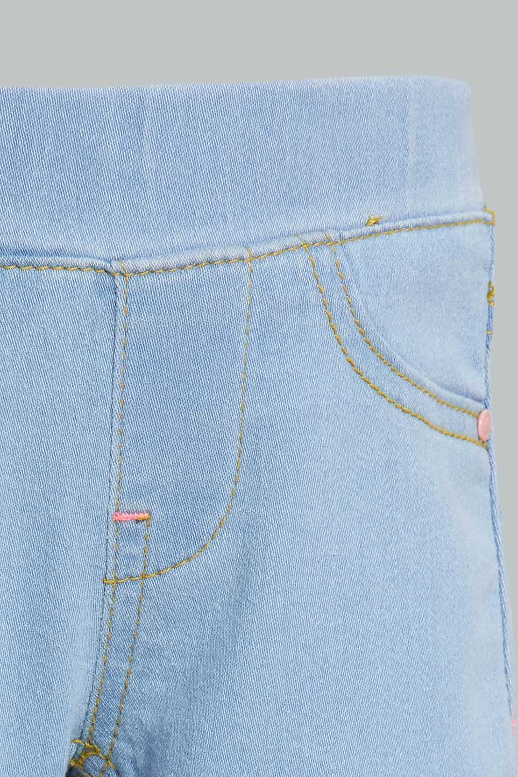 Blue Jegging For Baby Girls