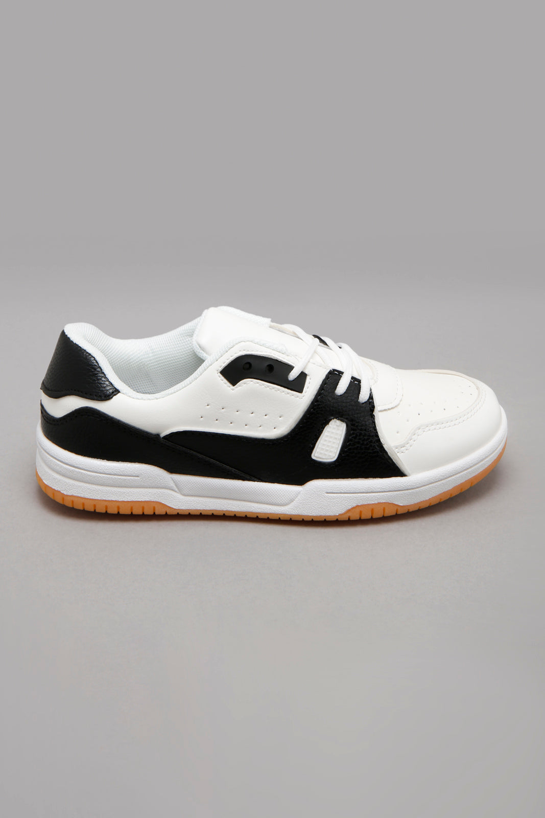 White Colour Block Sneaker