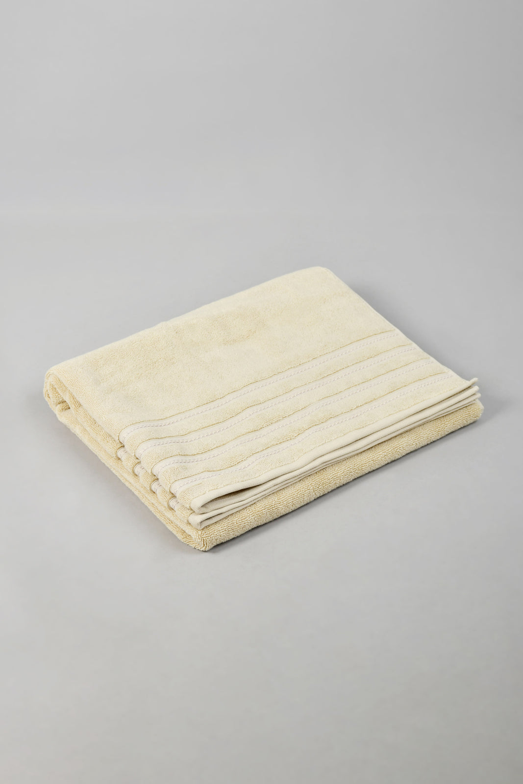 Beige Luxury Cotton Beach Towel