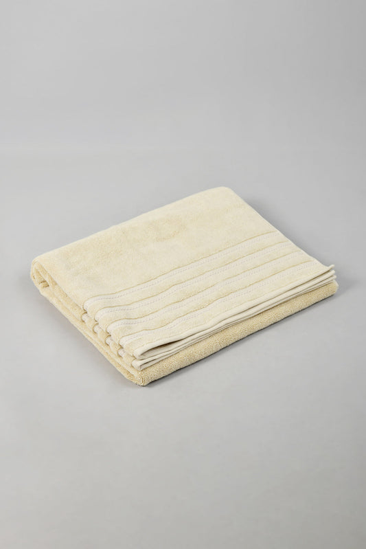 Beige Luxury Cotton Beach Towel