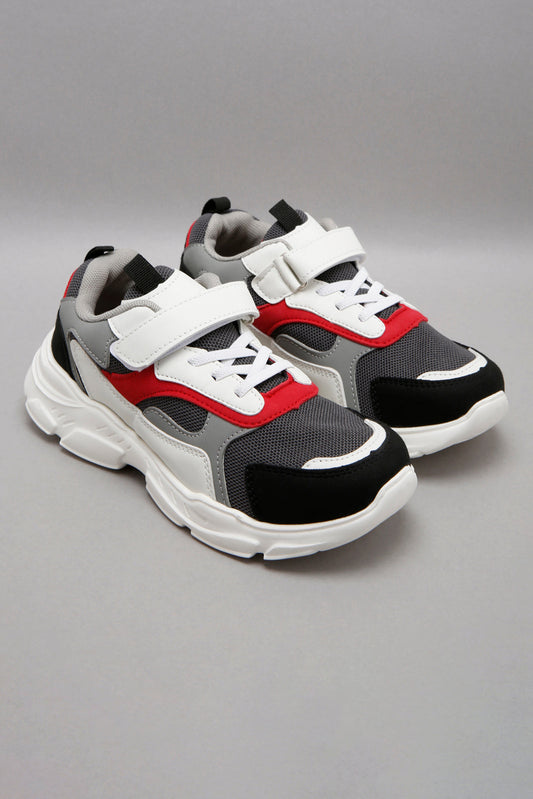 Grey Colour Block Sneaker