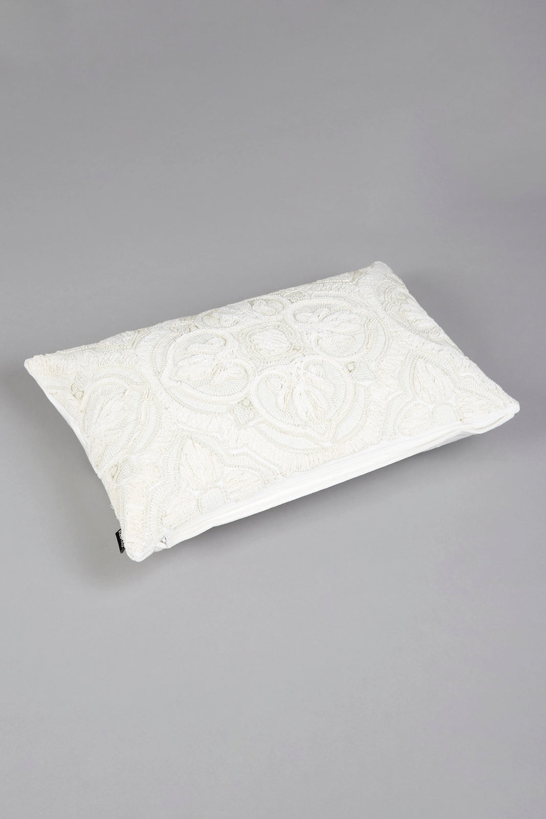 Ivory/Gold Embellished Premium Cushion