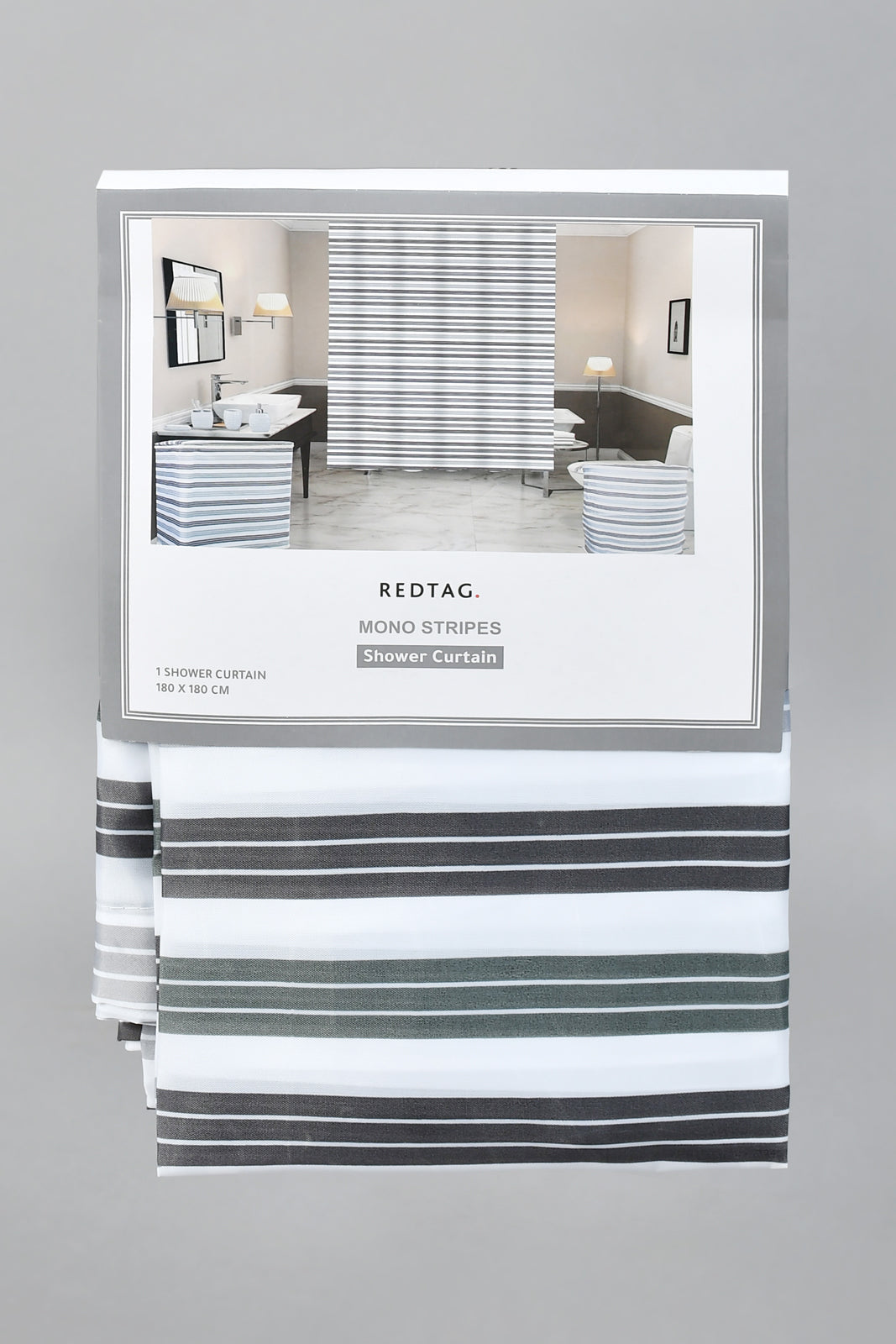 Grey Shower Curtain