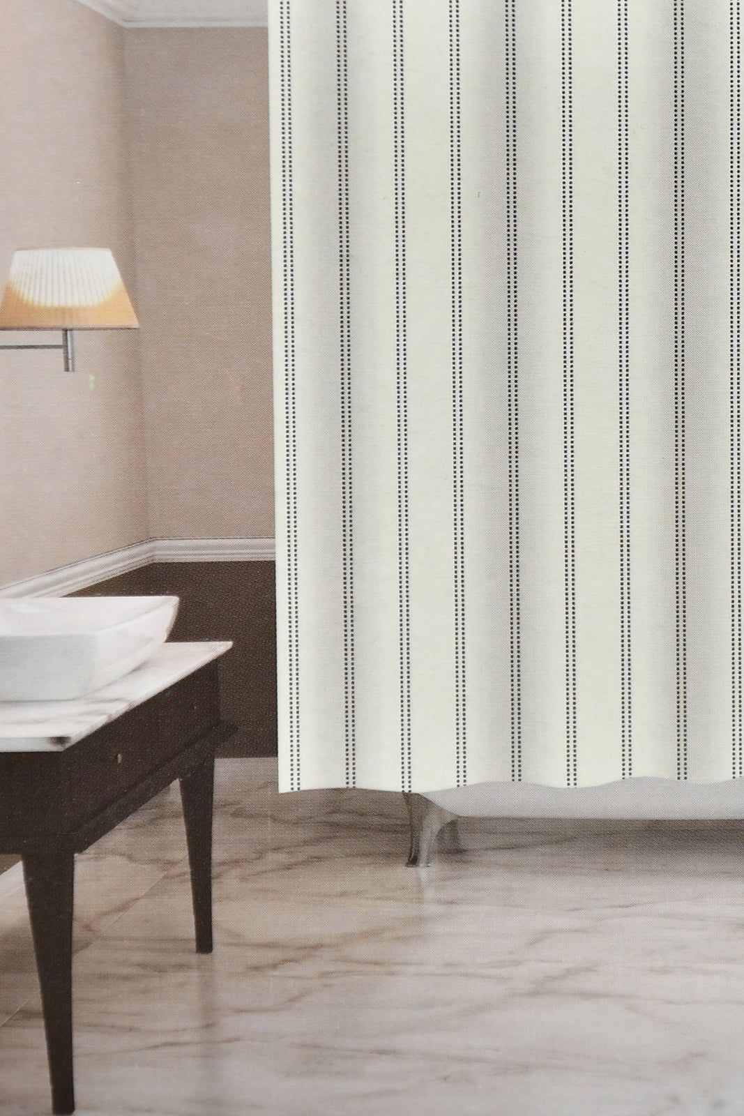 Cream Shower Curtain