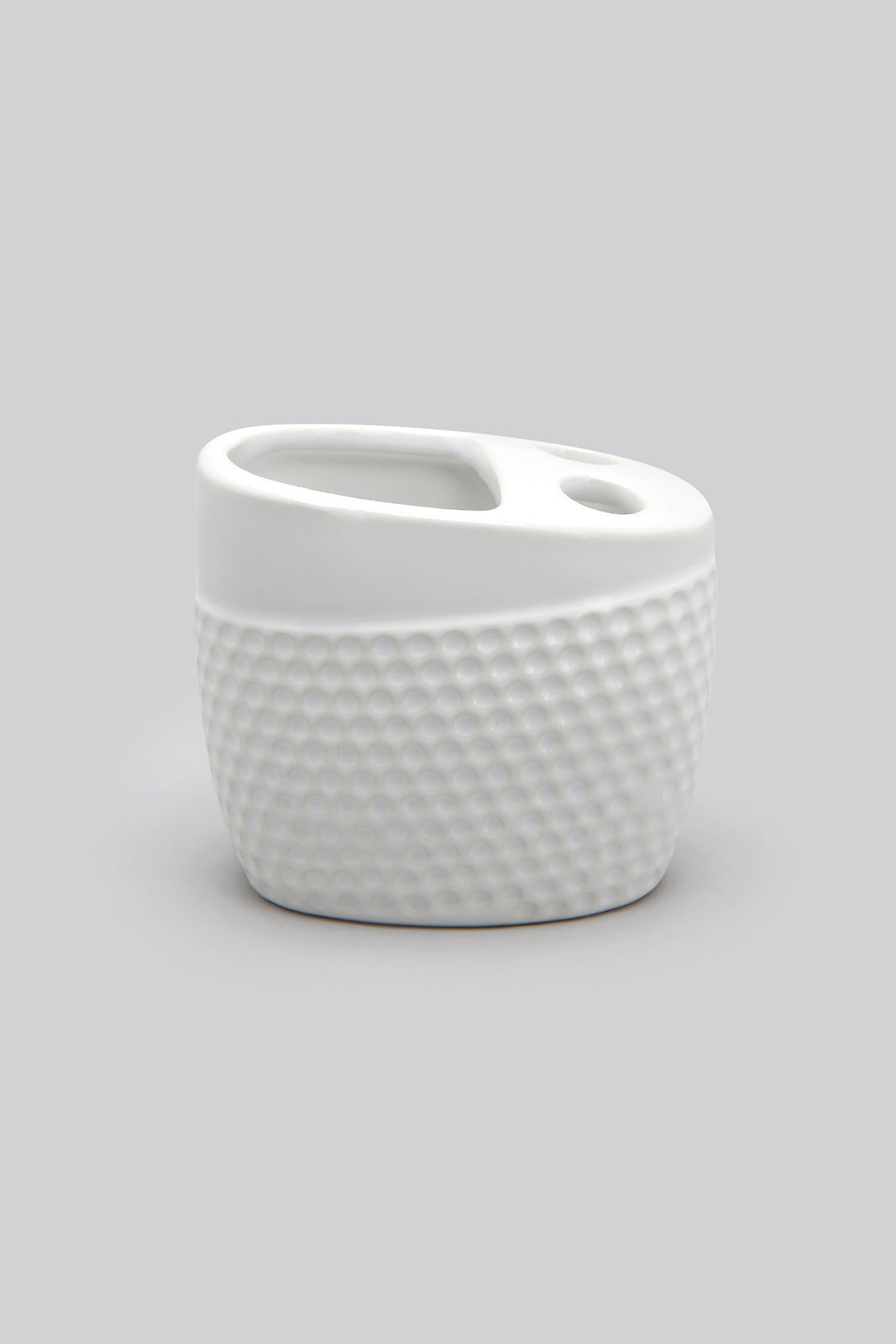 White Bath Accessories Set (4 Pieces)